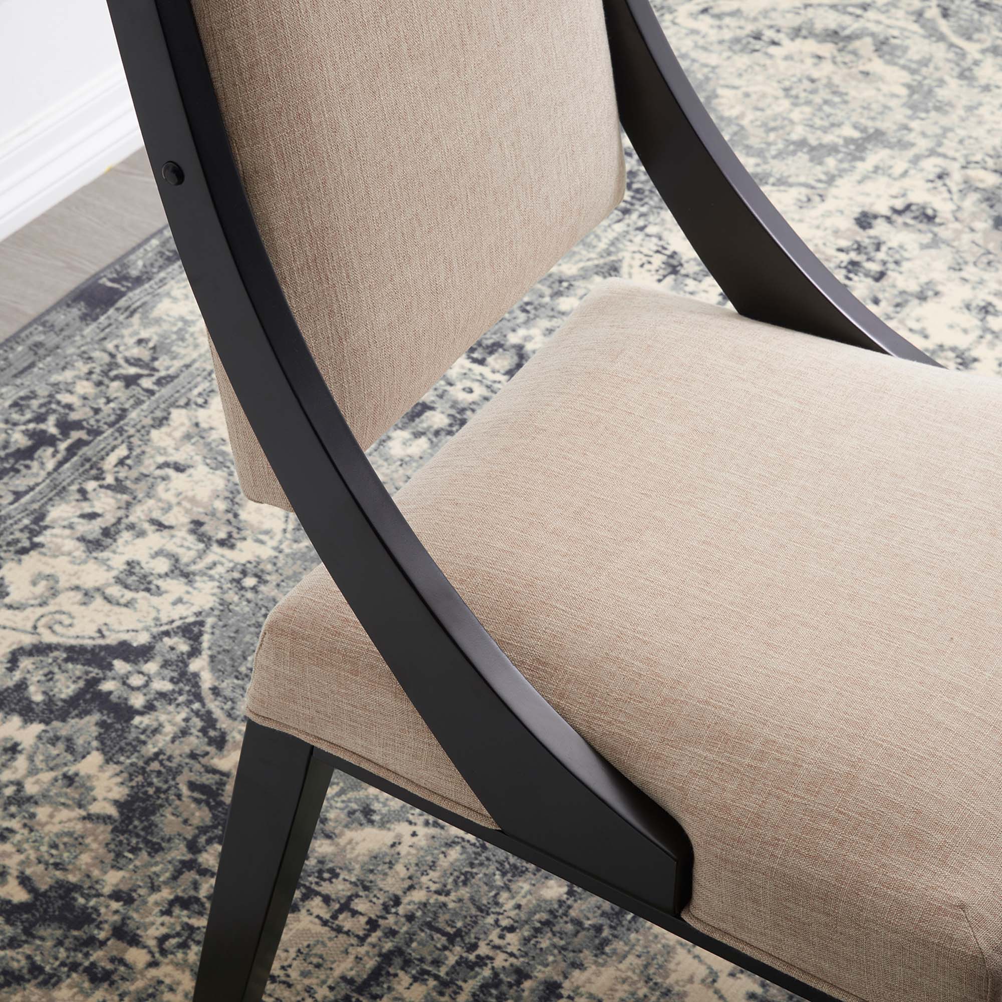 Cambridge Upholstered Fabric Dining Chairs - Set of 2 by Modway