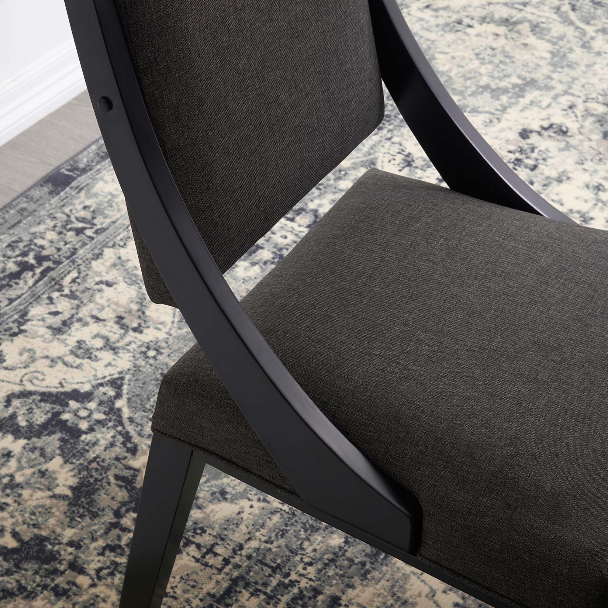 Cambridge Upholstered Fabric Dining Chairs - Set of 2 by Modway