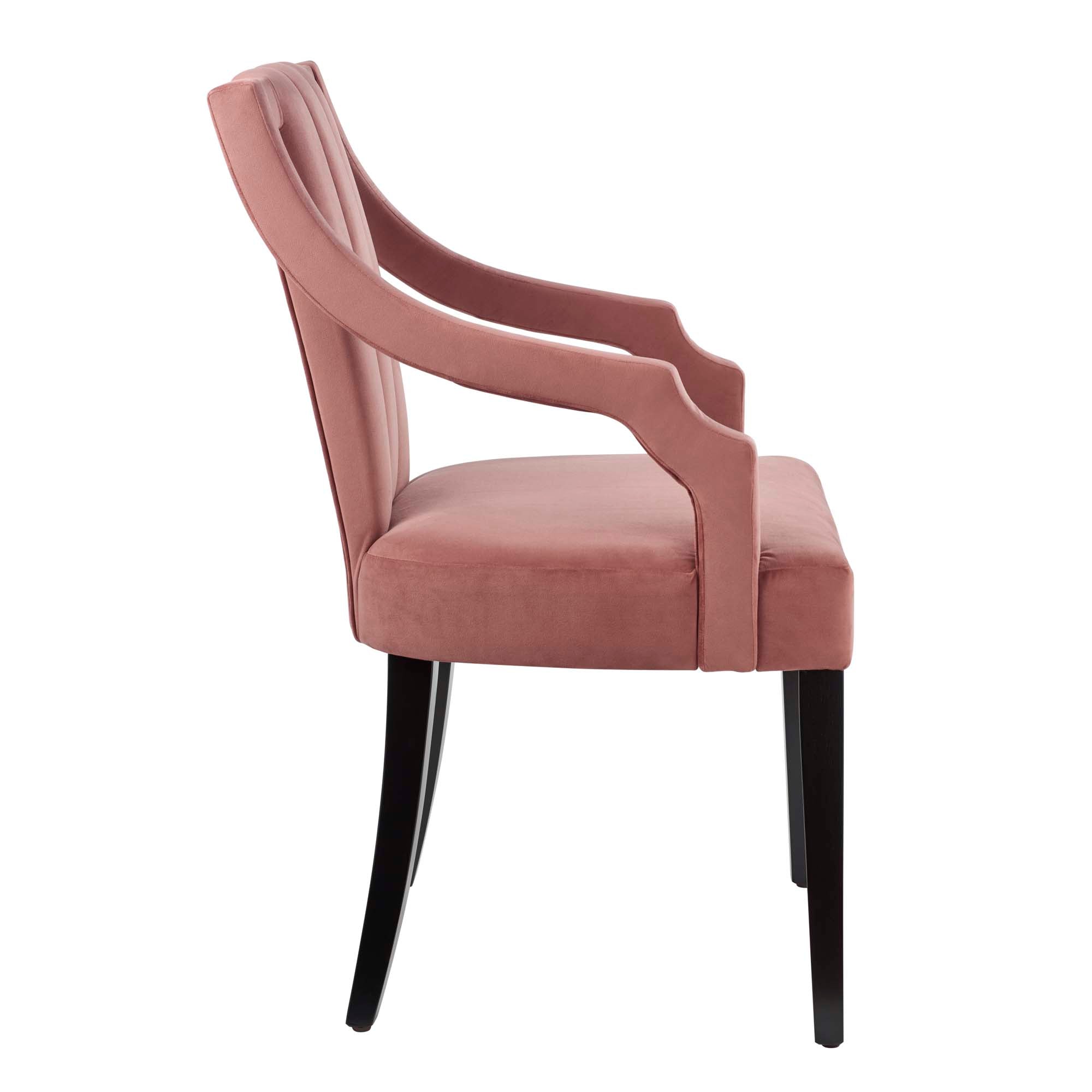 Moxie Upholstered Fabric Dining Armchairs - Set of 2 by Modway