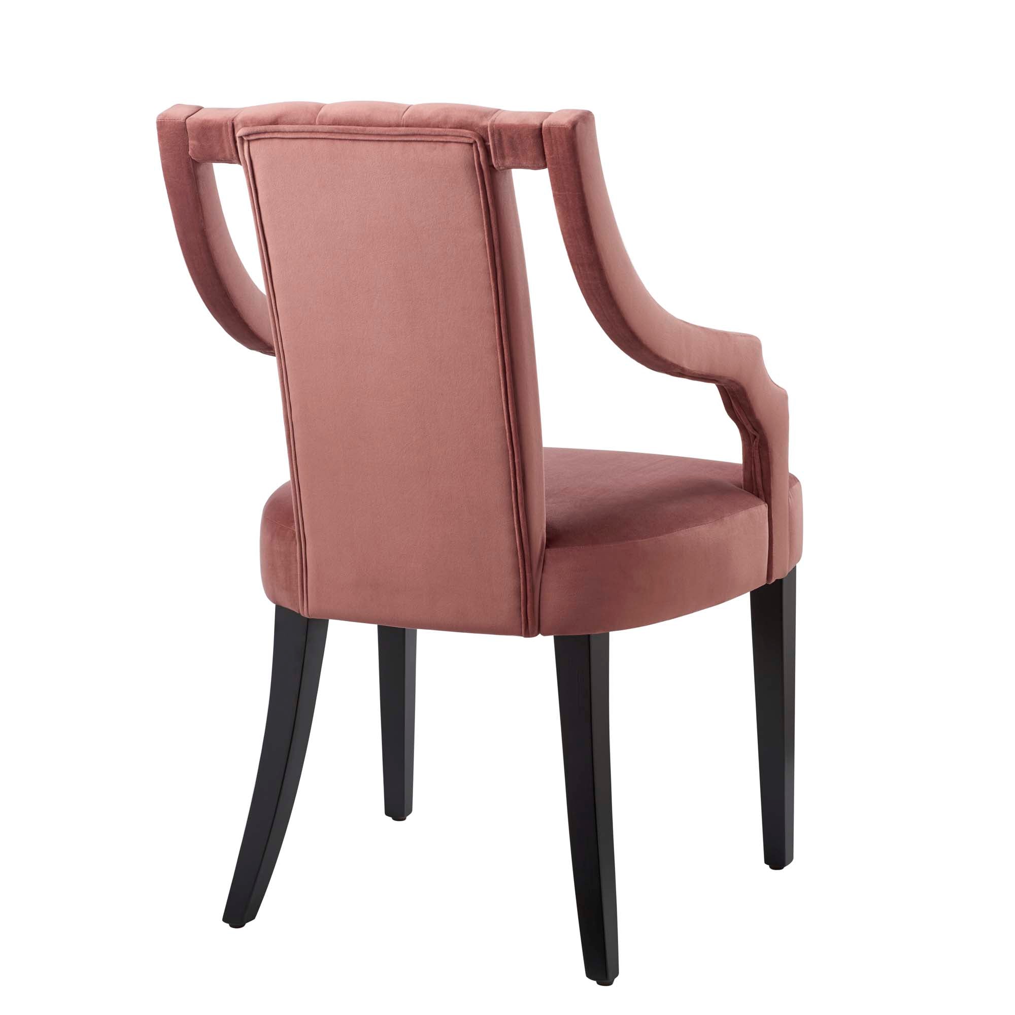 Moxie Upholstered Fabric Dining Armchairs - Set of 2 by Modway