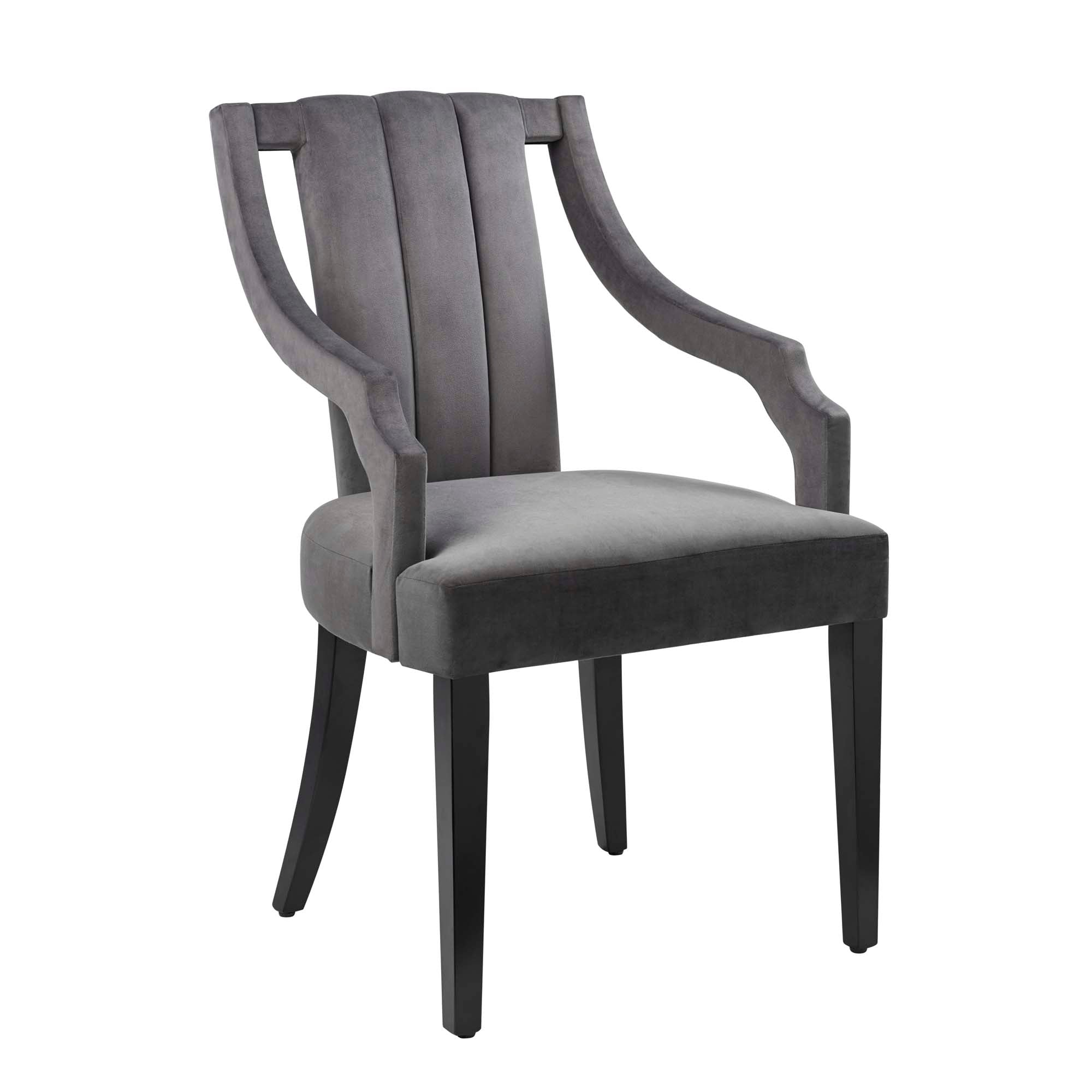 Moxie Upholstered Fabric Dining Armchairs - Set of 2 by Modway