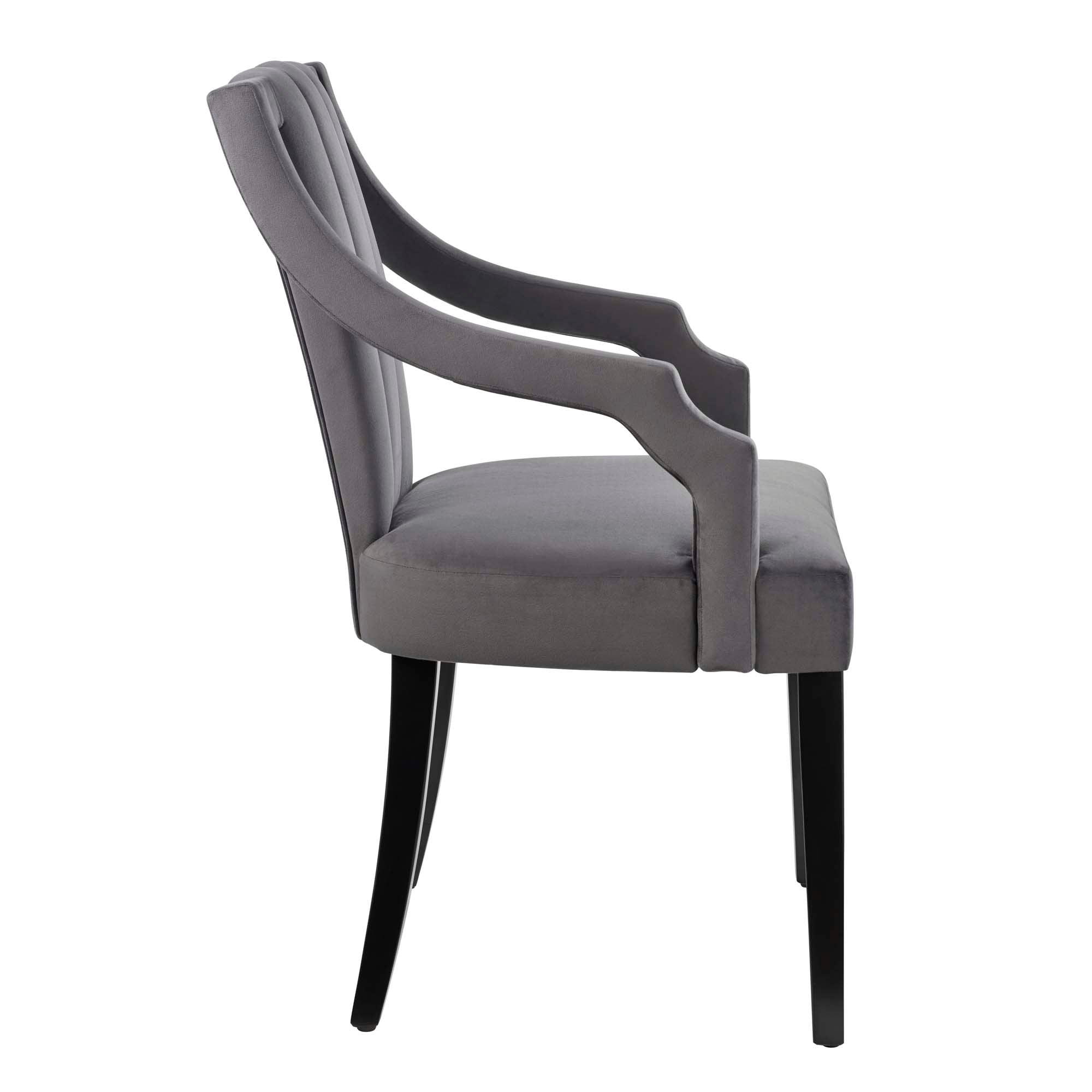 Moxie Upholstered Fabric Dining Armchairs - Set of 2 by Modway