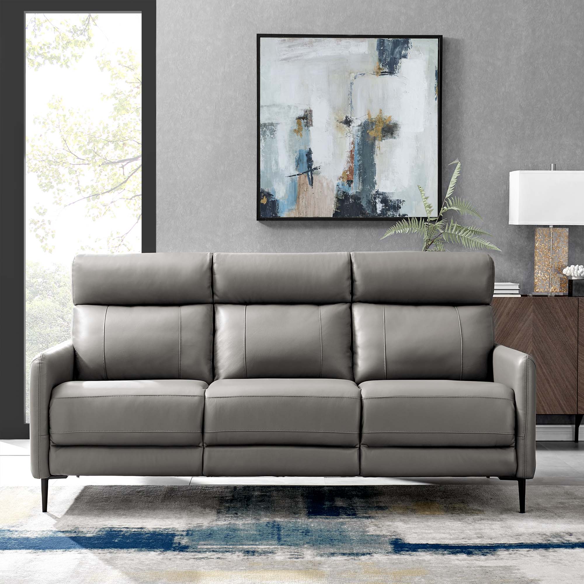 Huxley Leather Sofa by Modway