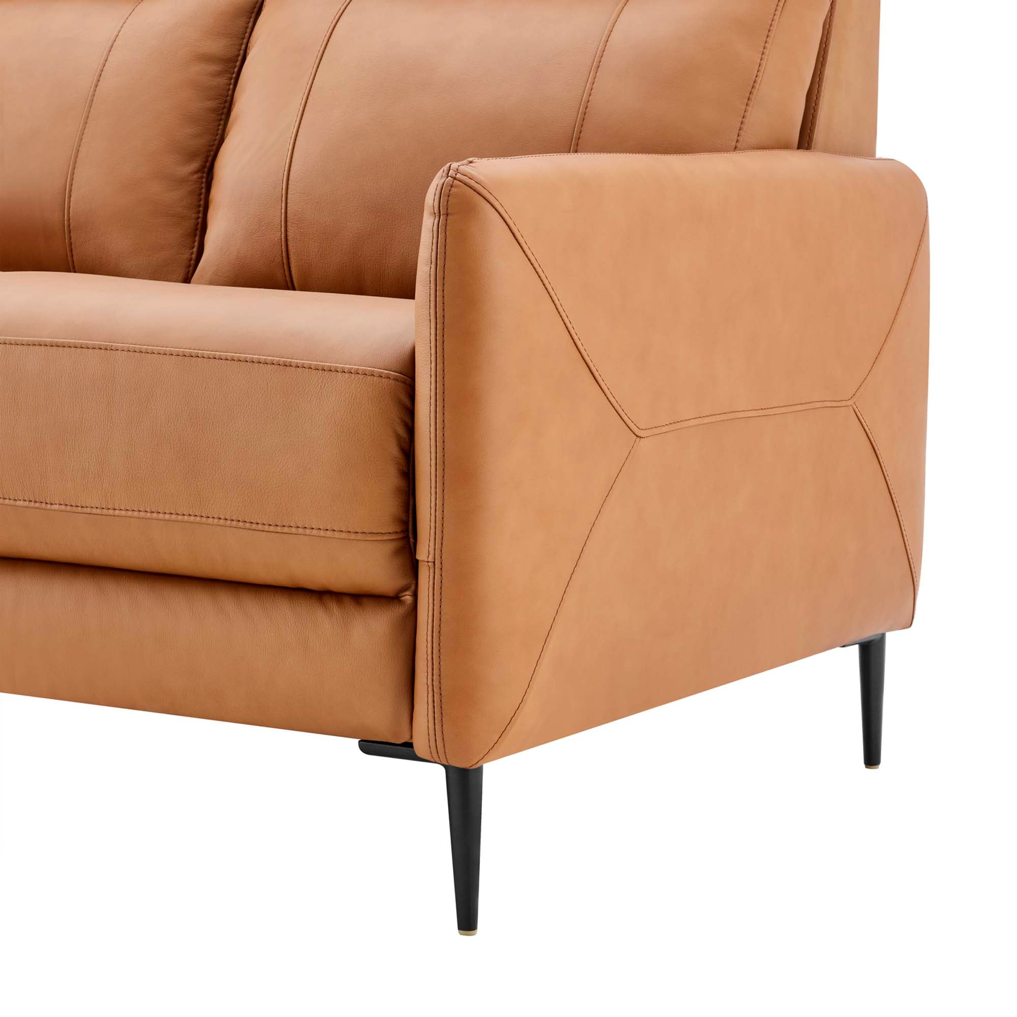 Huxley Leather Sofa by Modway