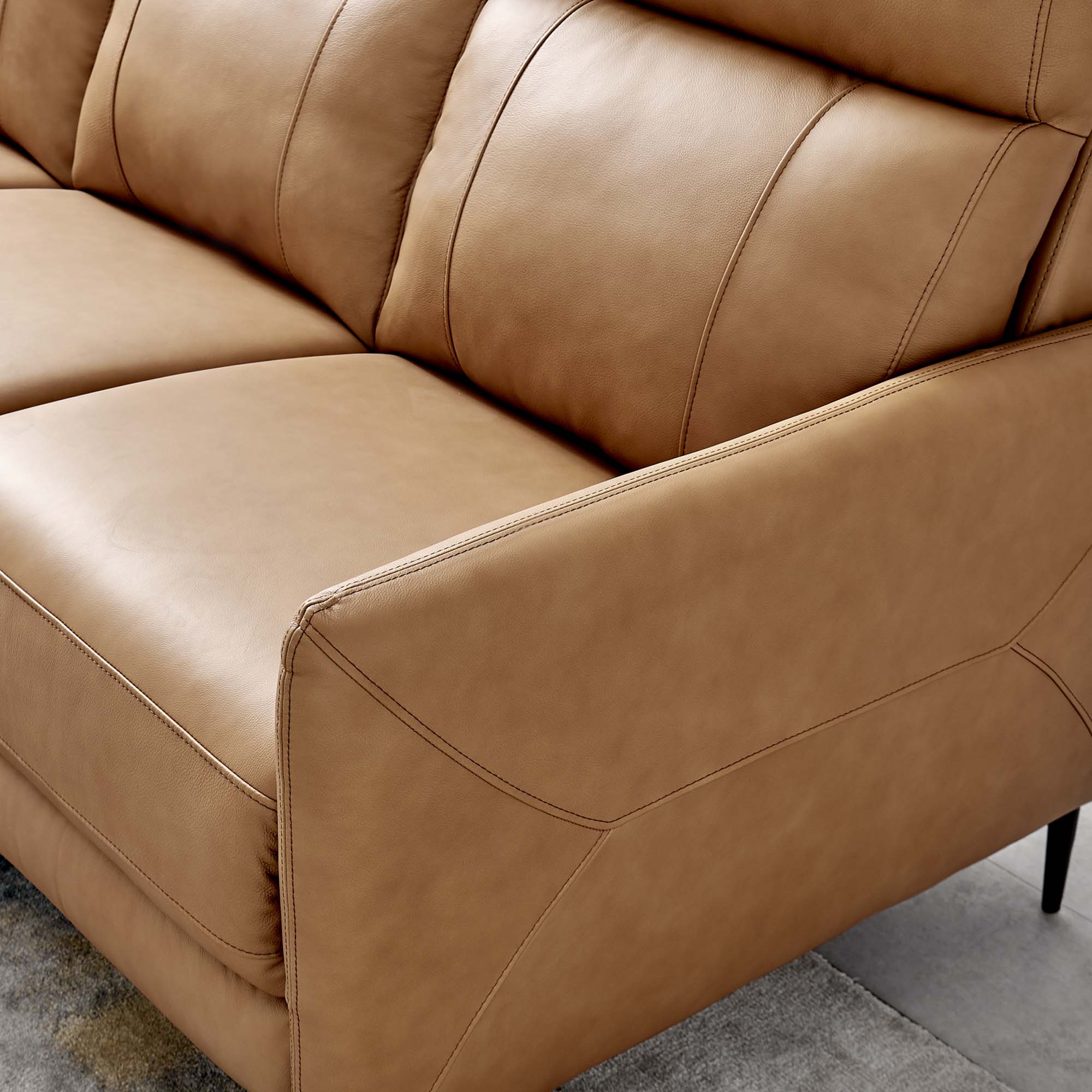 Huxley Leather Sofa by Modway