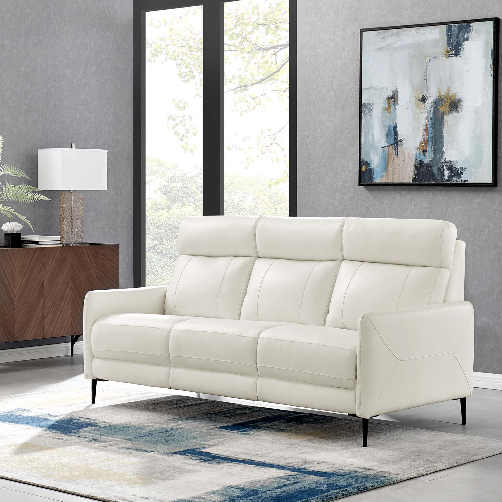 Huxley Leather Sofa by Modway