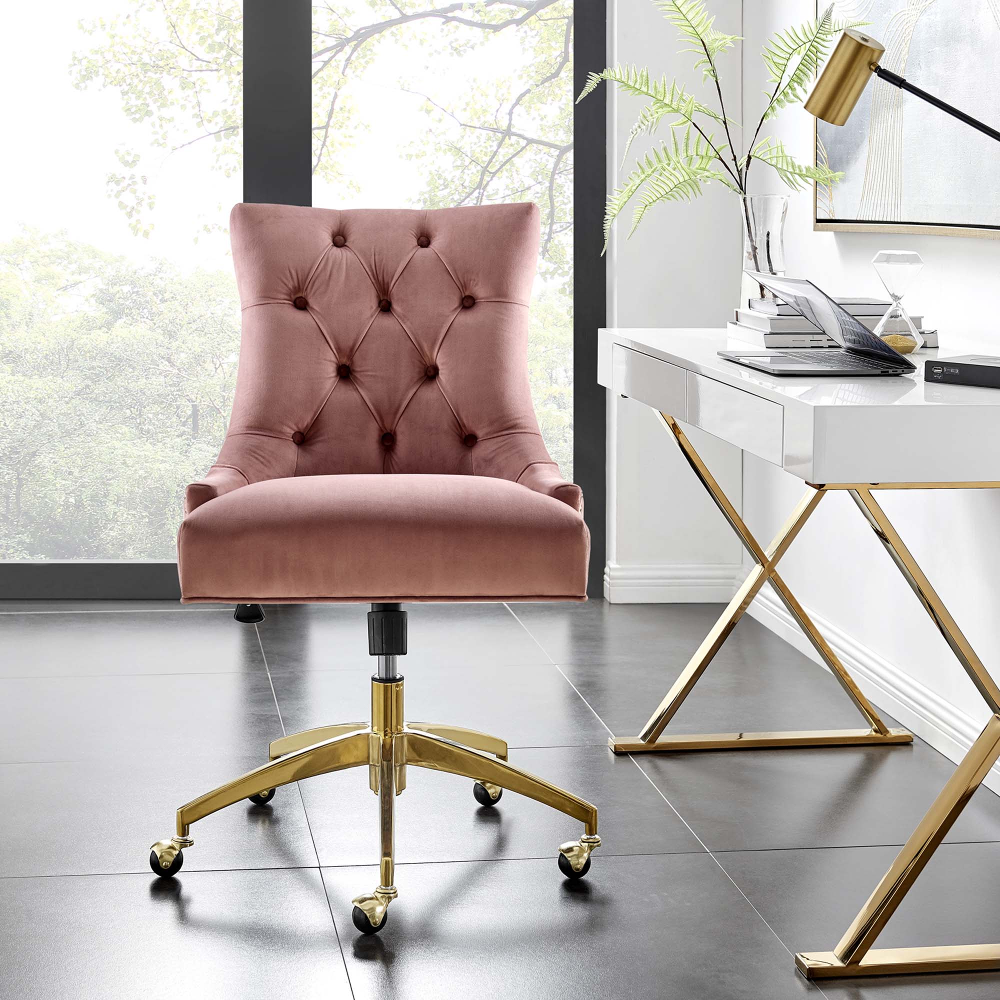 Regent Tufted Performance Velvet Office Chair by Modway