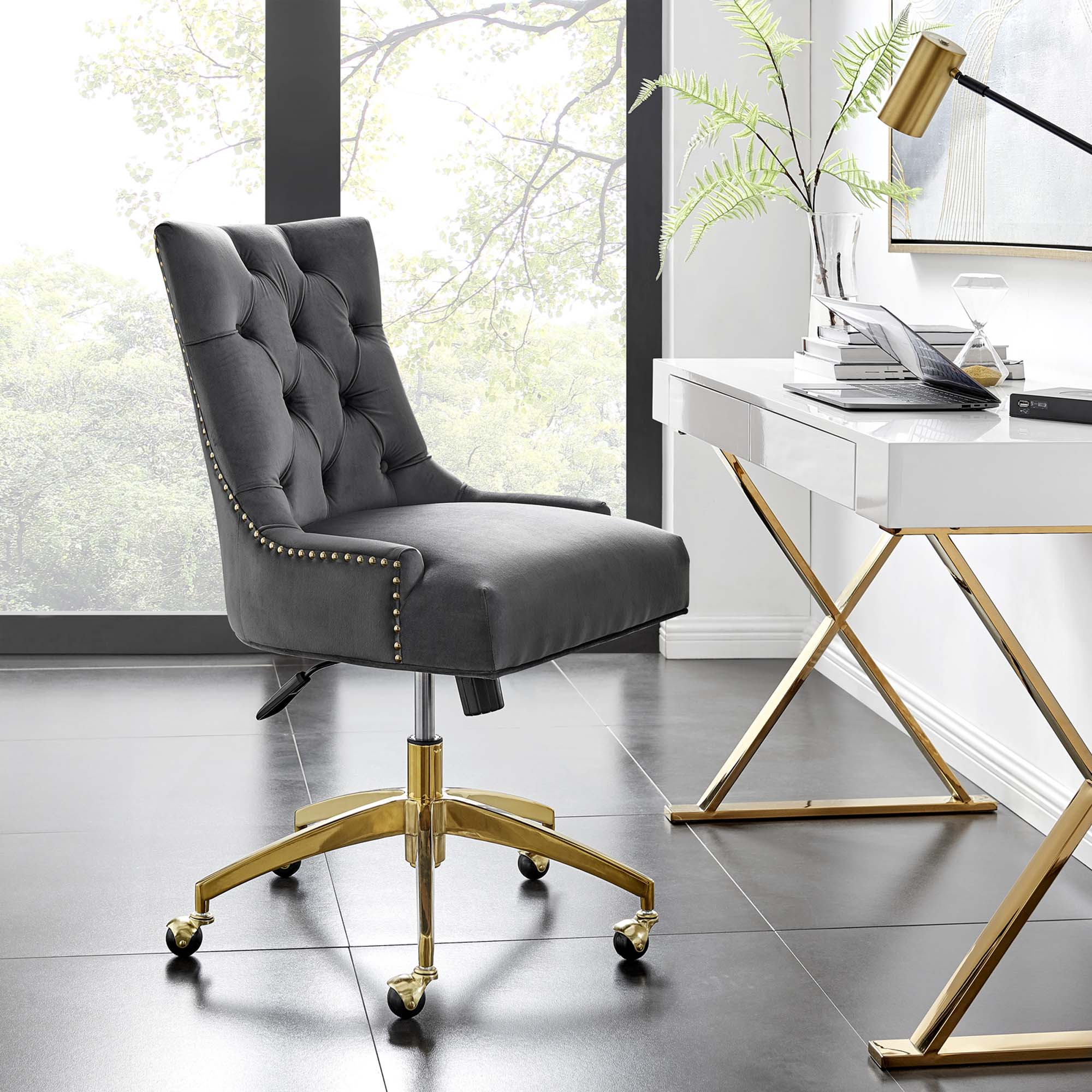 Regent Tufted Performance Velvet Office Chair by Modway