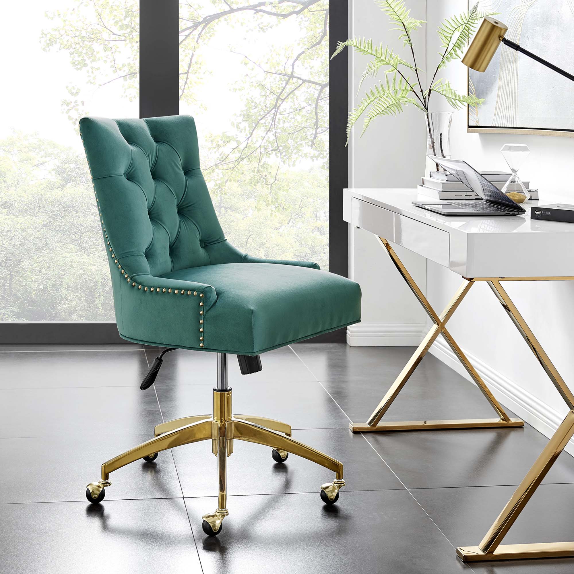 Regent Tufted Performance Velvet Office Chair by Modway