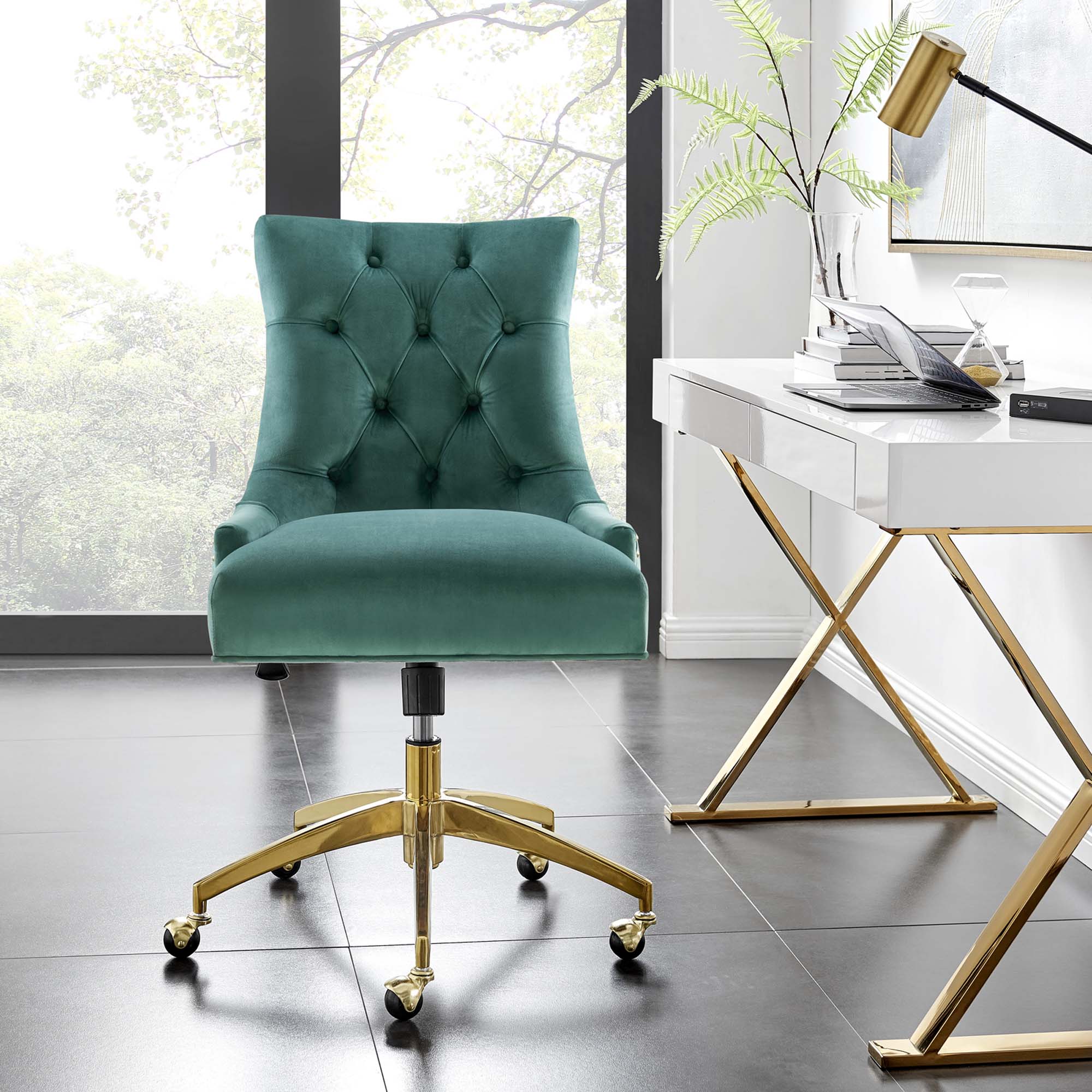 Regent Tufted Performance Velvet Office Chair by Modway