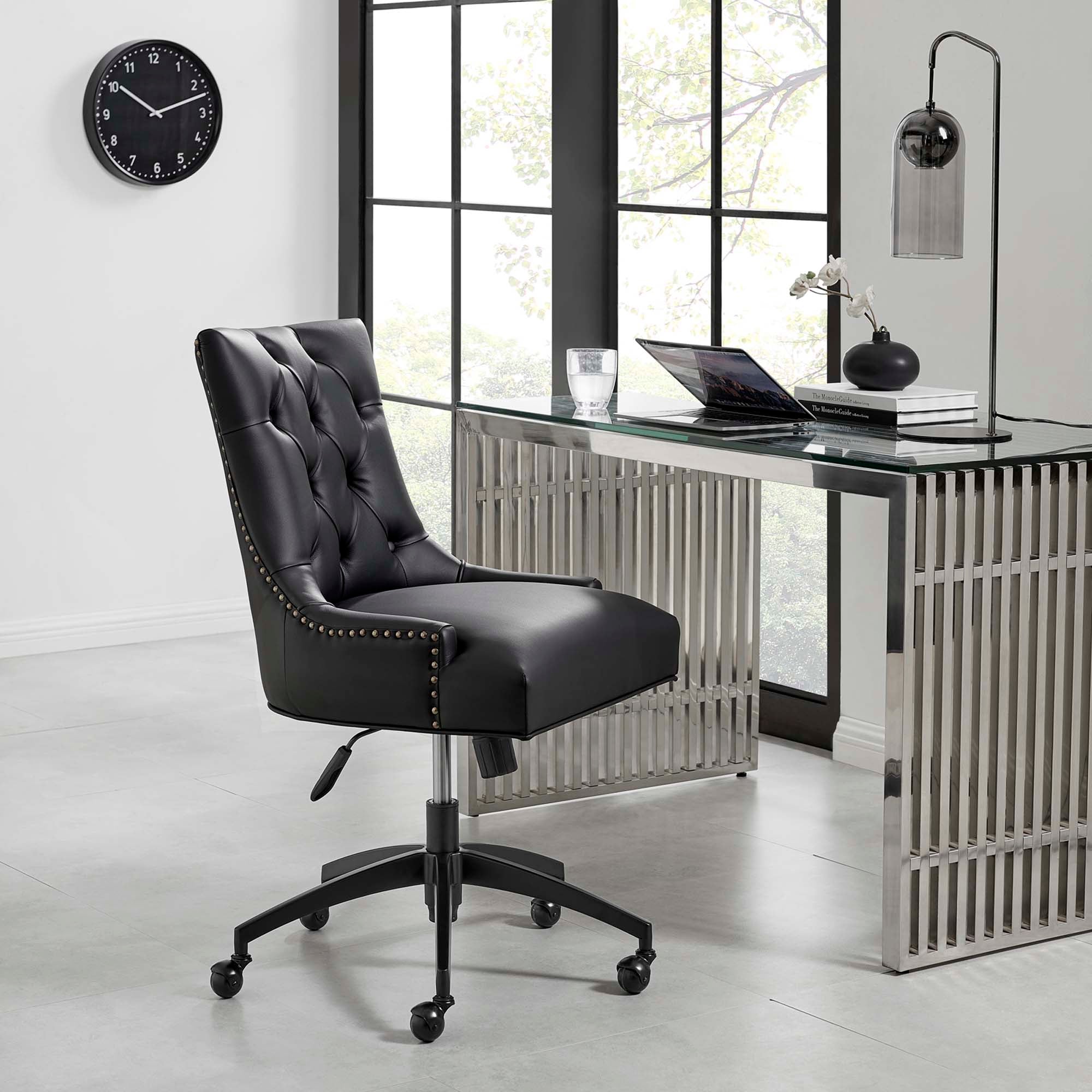 Regent Tufted Vegan Leather Office Chair by Modway