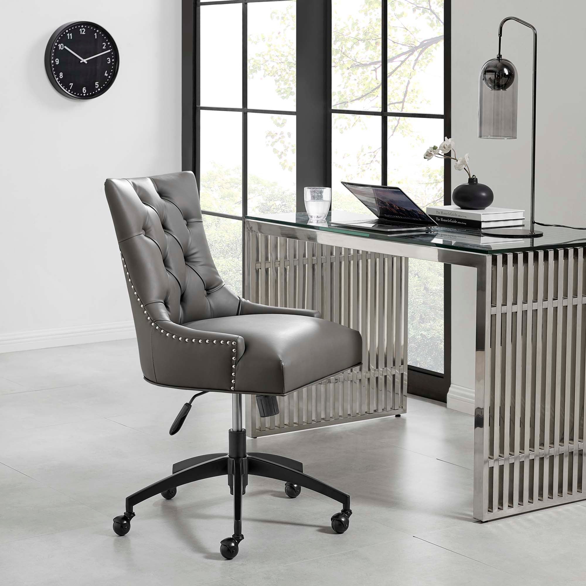 Regent Tufted Vegan Leather Office Chair by Modway