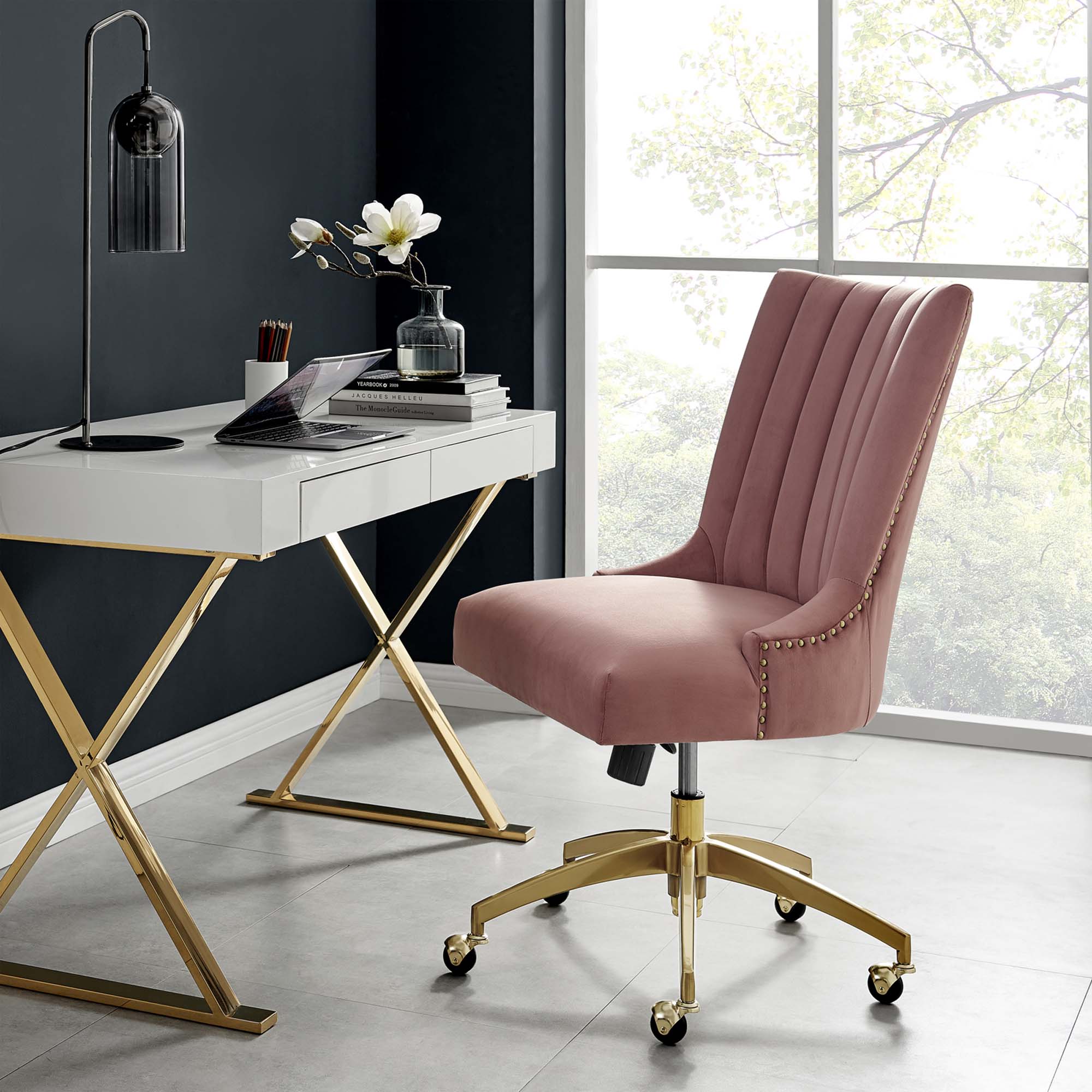 Empower Channel Tufted Performance Velvet Office Chair by Modway