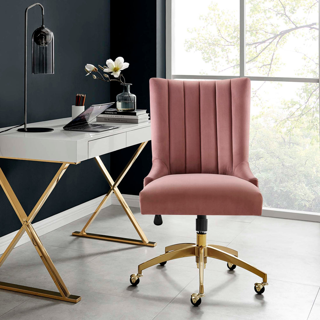 Empower Channel Tufted Performance Velvet Office Chair by Modway