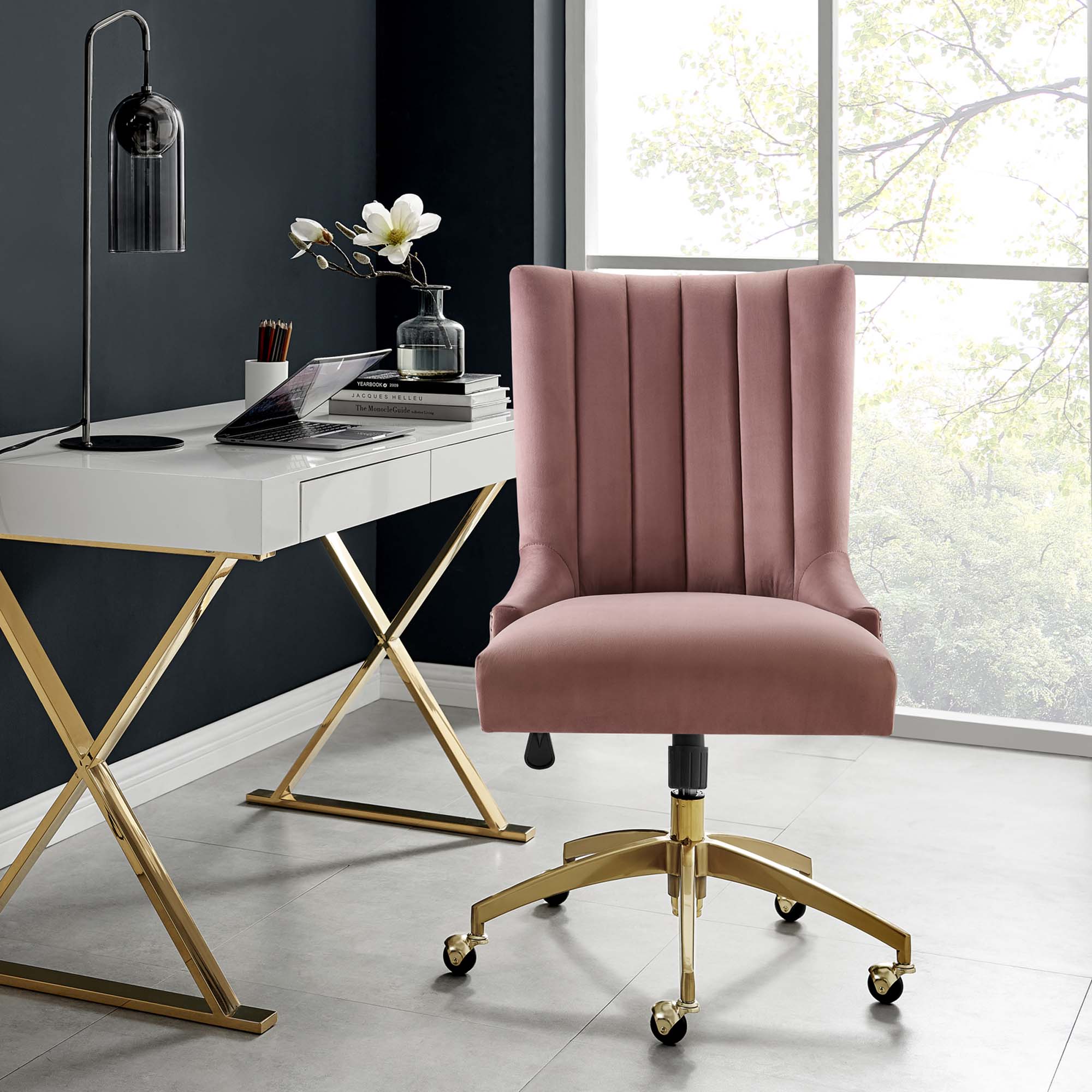 Empower Channel Tufted Performance Velvet Office Chair by Modway
