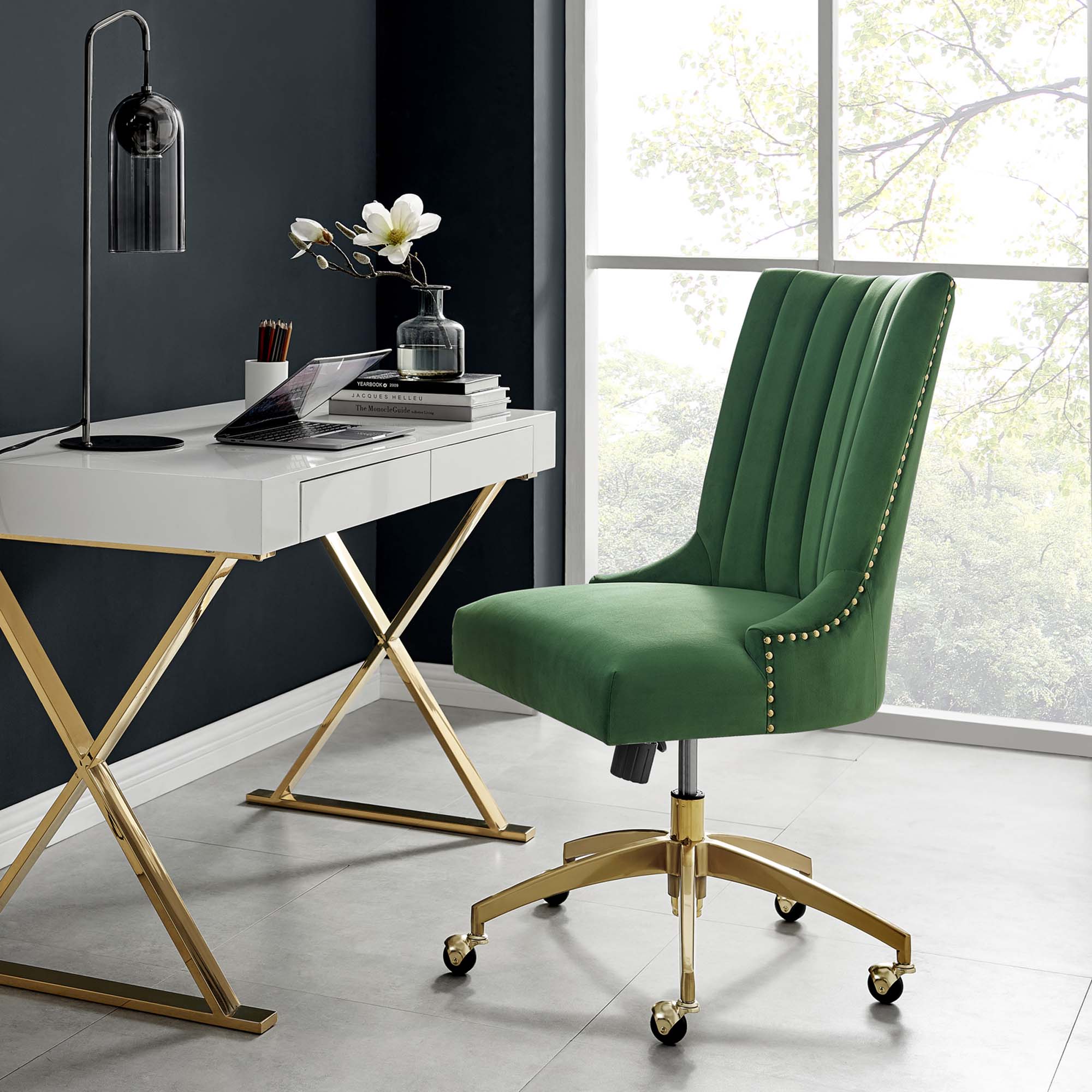 Empower Channel Tufted Performance Velvet Office Chair by Modway