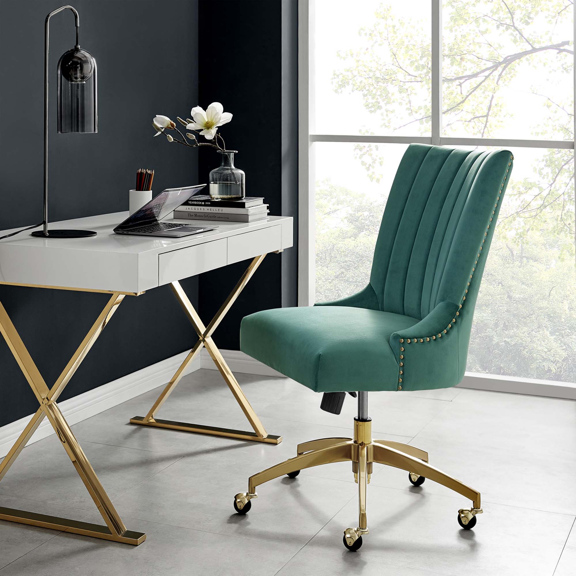 Empower Channel Tufted Performance Velvet Office Chair by Modway