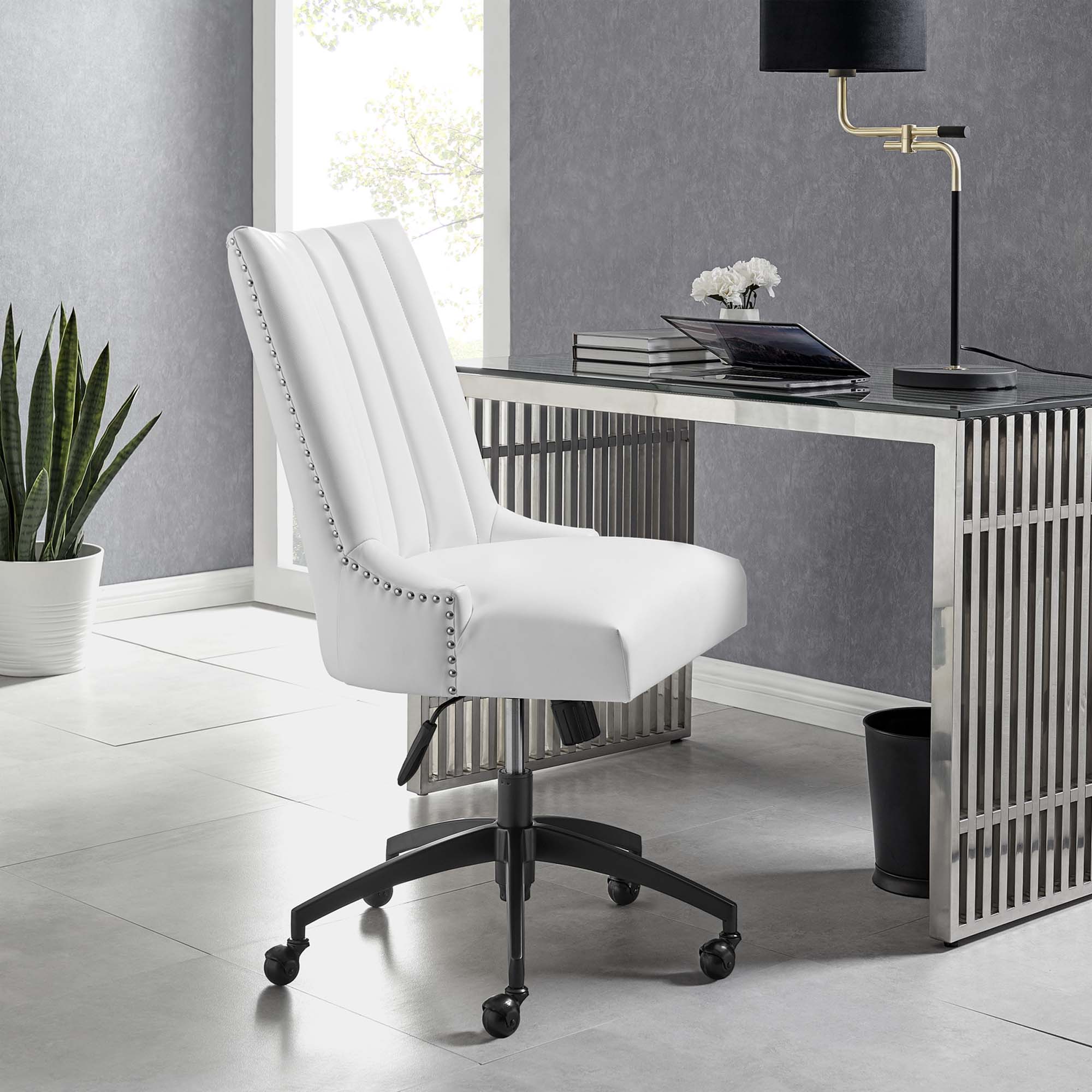 Empower Channel Tufted Vegan Leather Office Chair by Modway