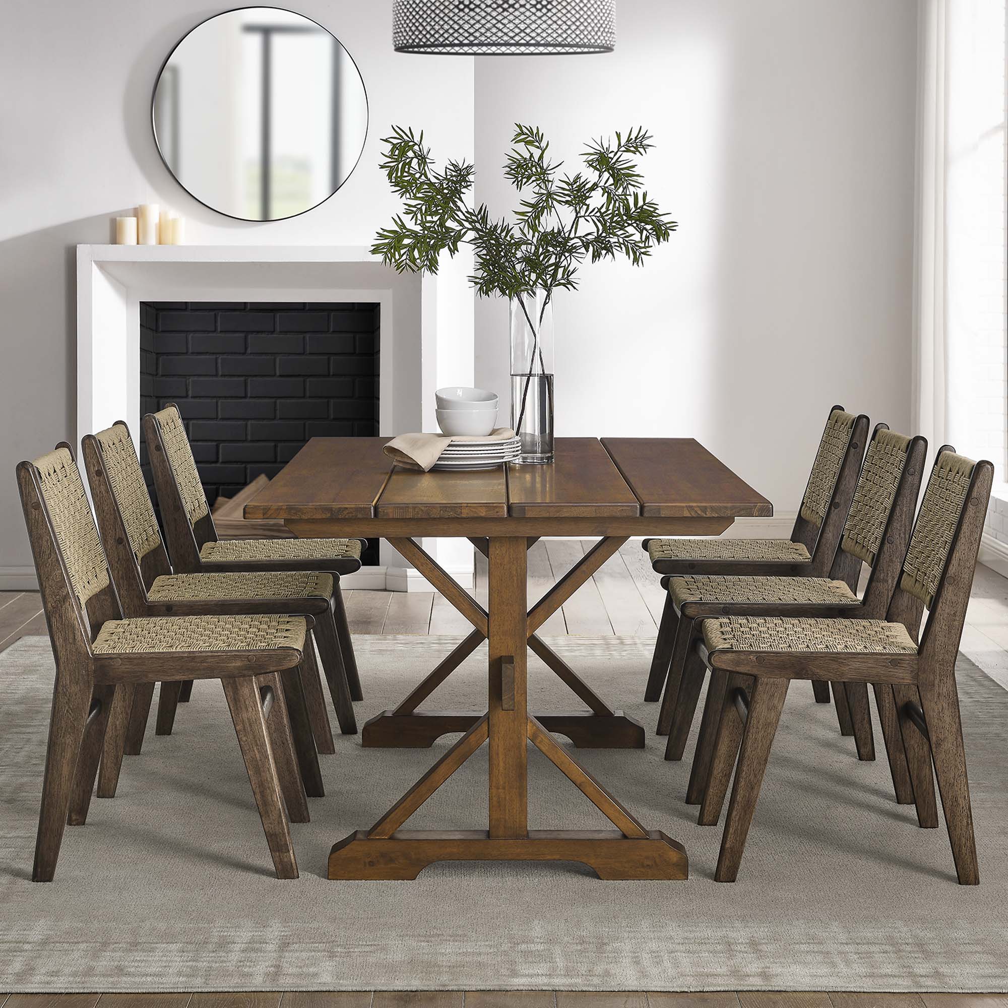 Windchime 71" Wood Dining Table by Modway