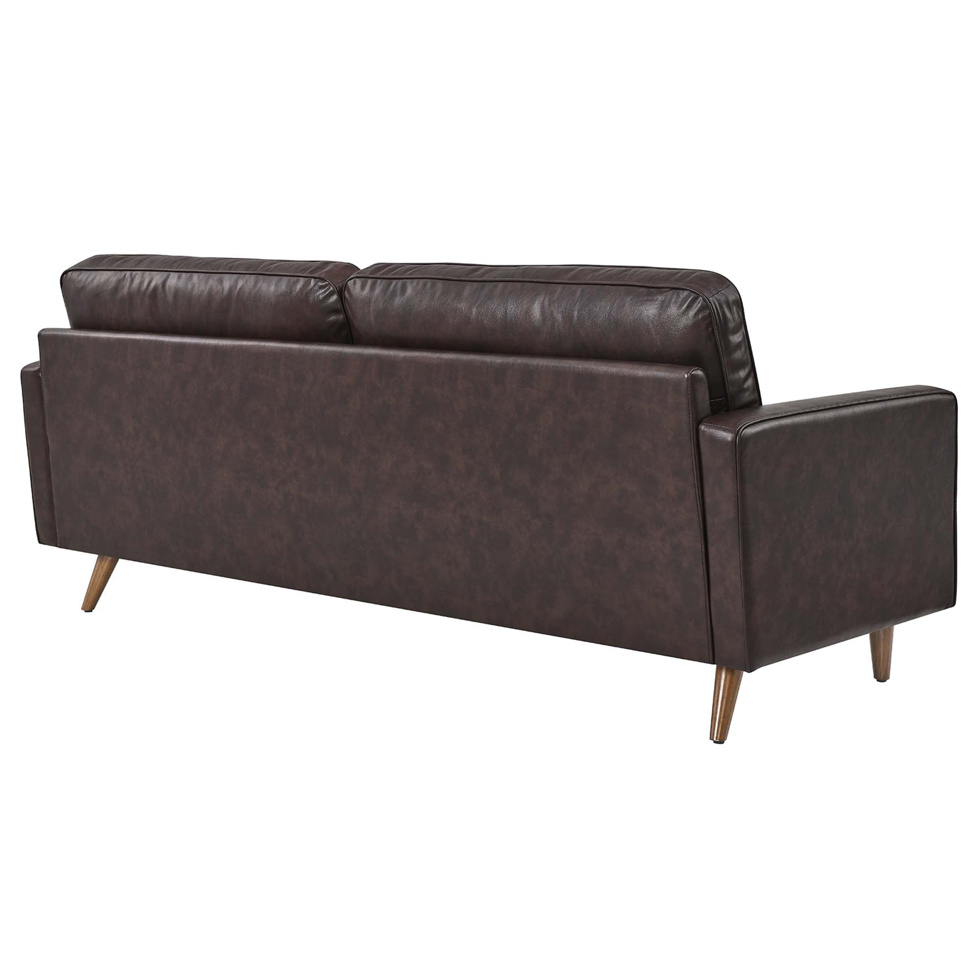 Valour 81" Leather Sofa by Modway