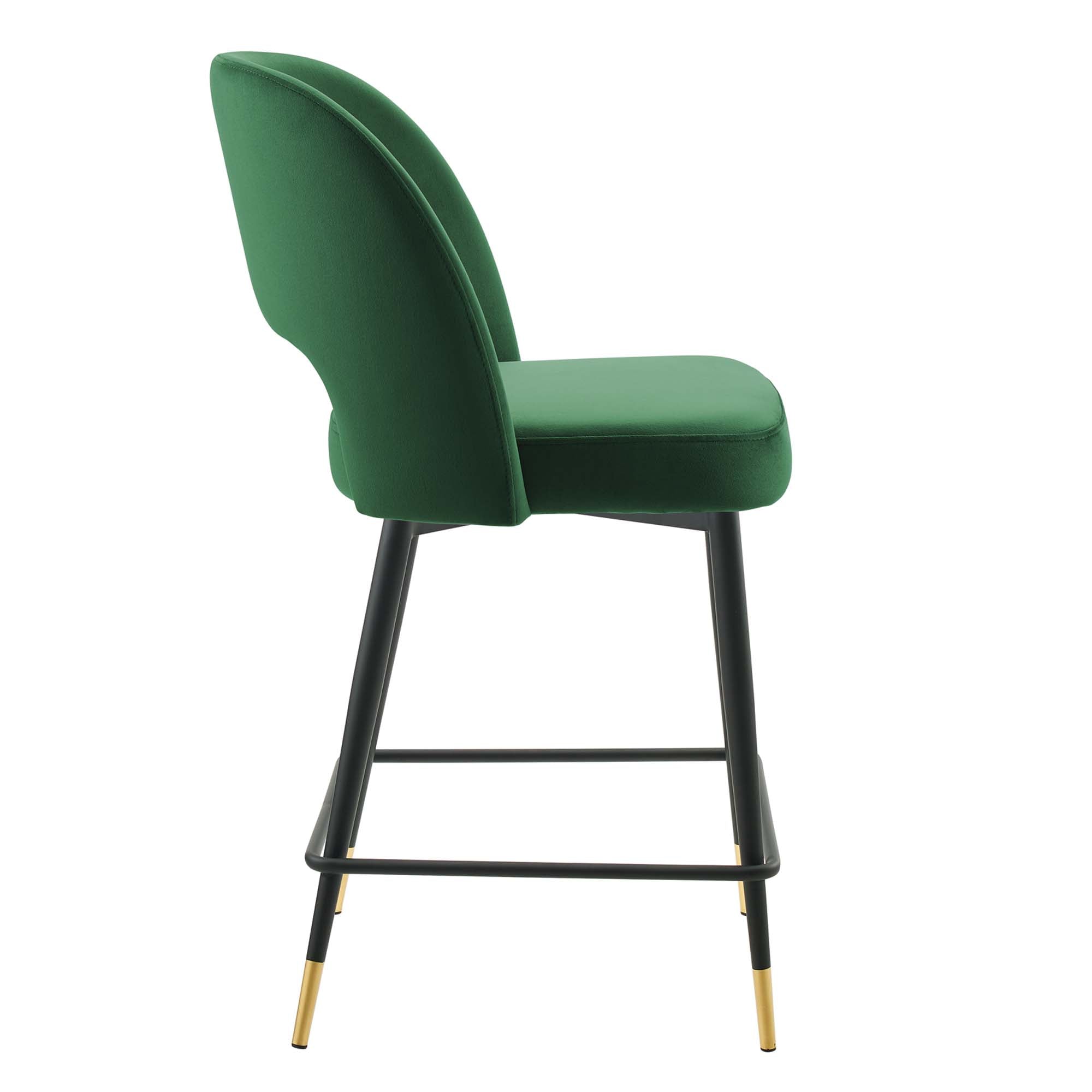 Rouse Performance Velvet Counter Stool by Modway