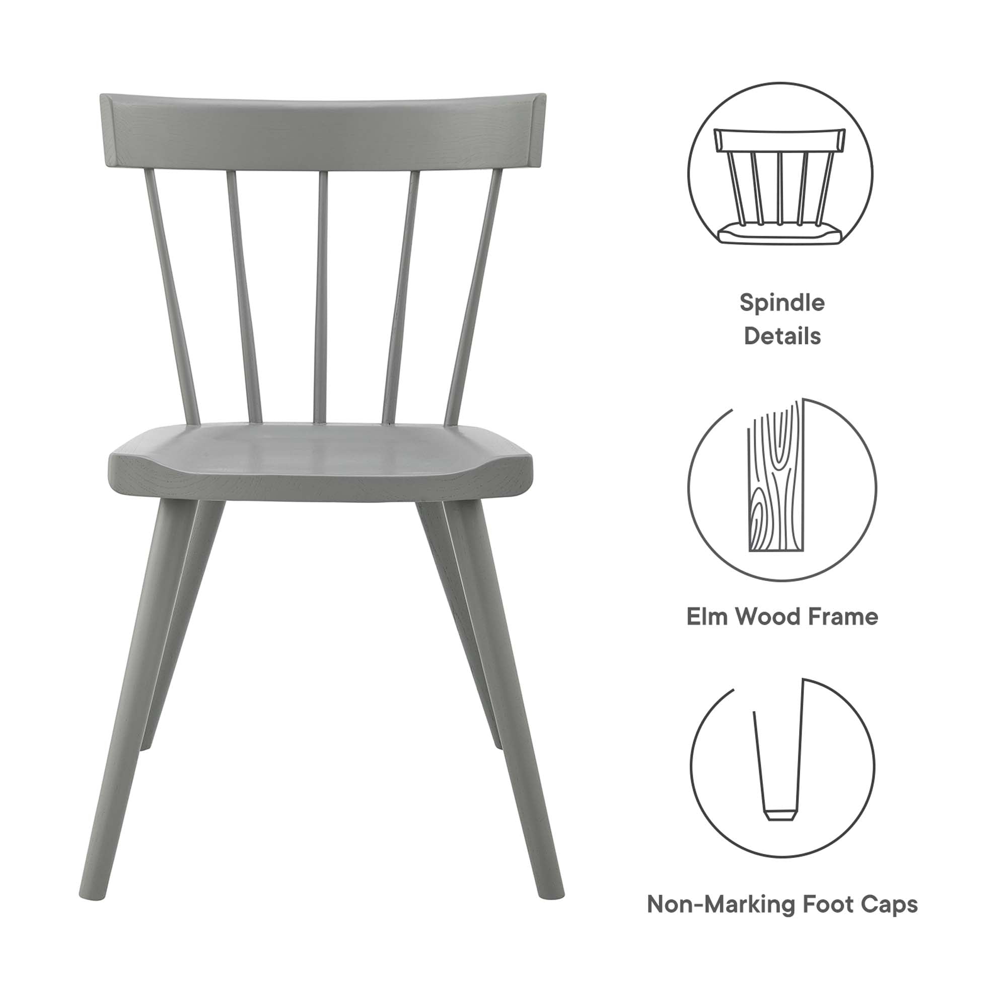Sutter Wood Dining Side Chair by Modway