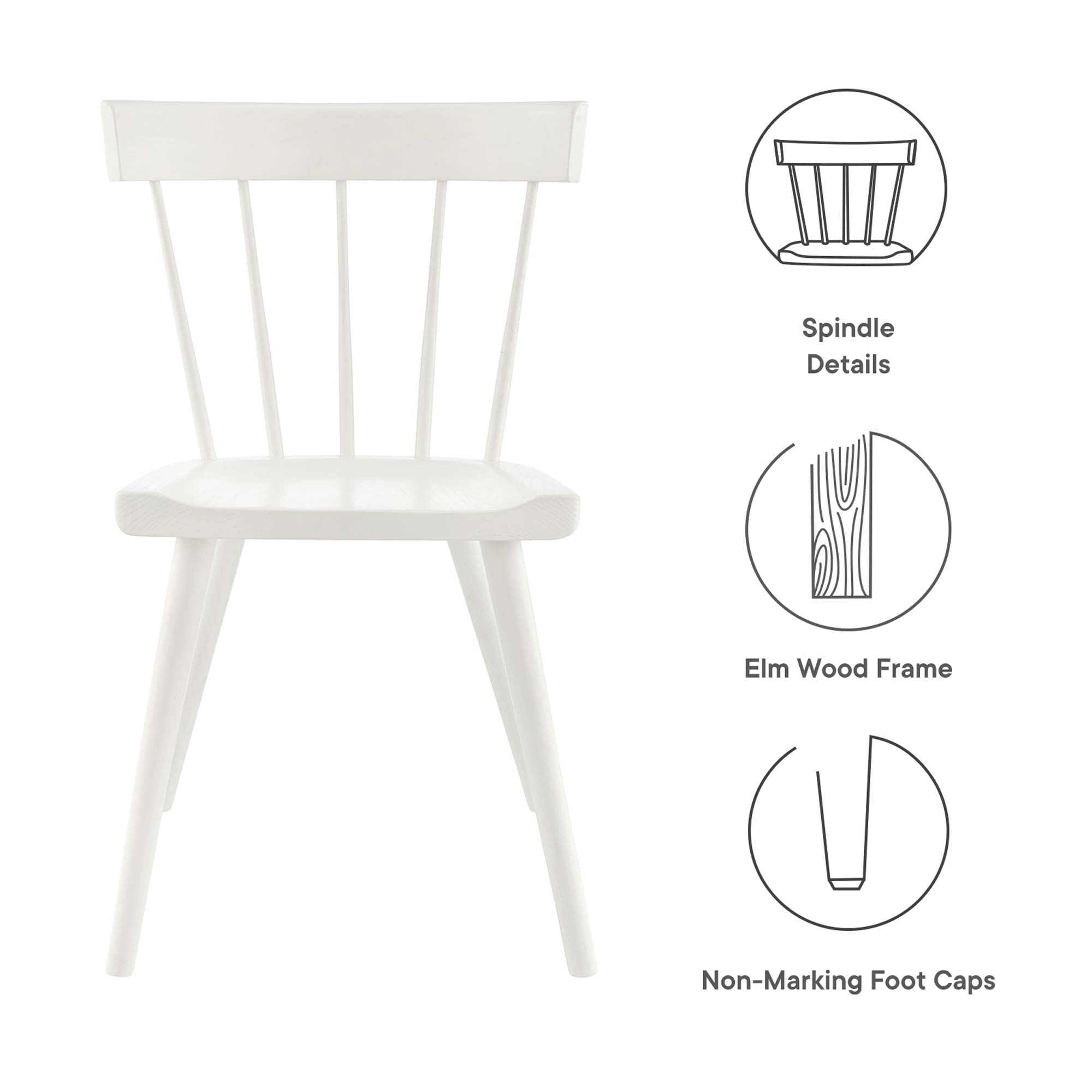 Sutter Wood Dining Side Chair by Modway