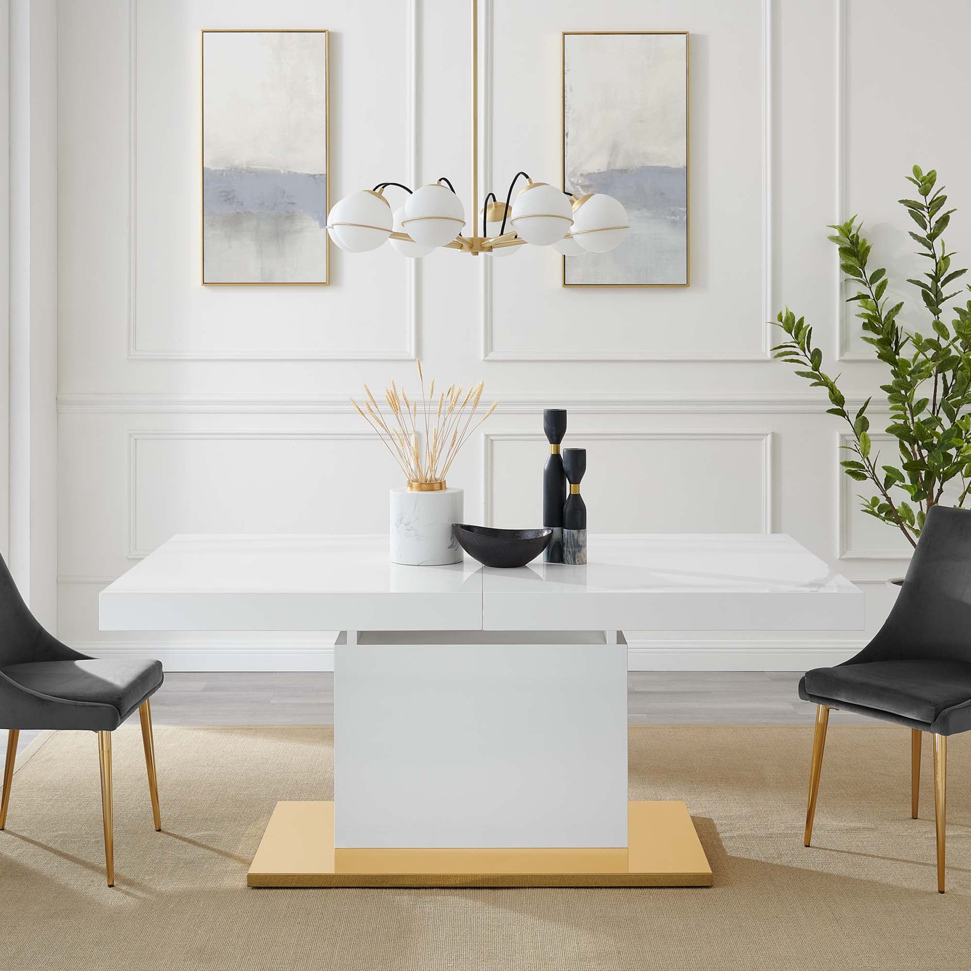Vector Expandable Dining Table by Modway