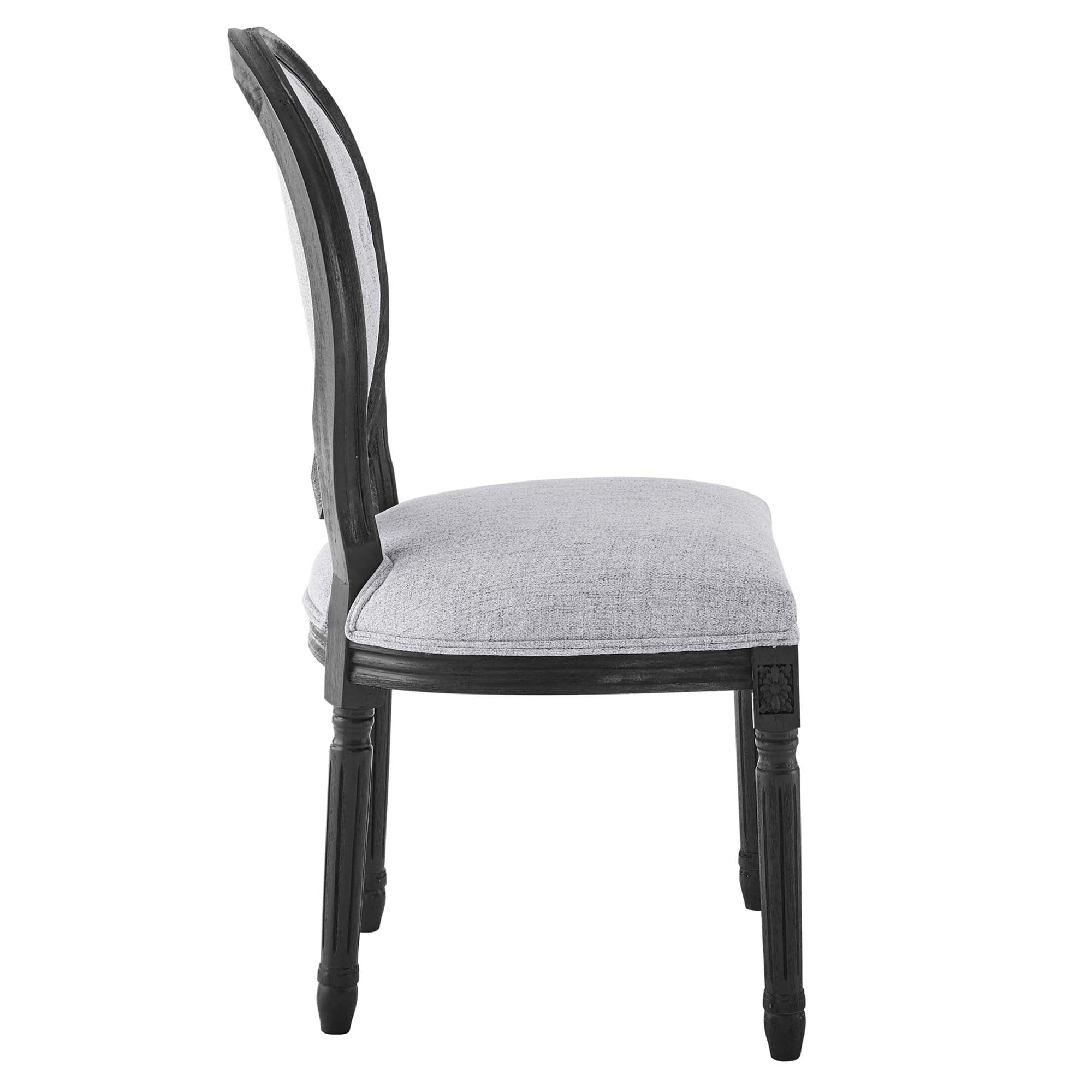 Arise Vintage French Upholstered Fabric Dining Side Chair by Modway