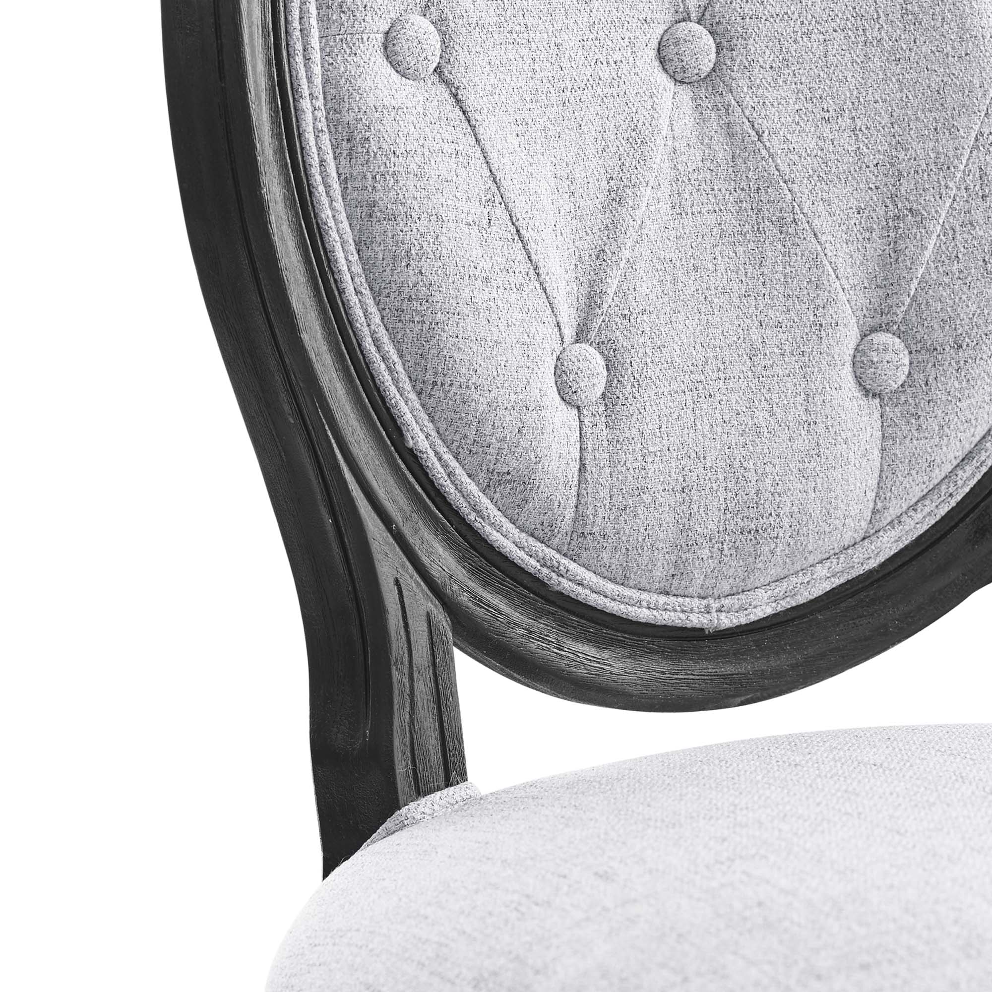 Arise Vintage French Upholstered Fabric Dining Side Chair by Modway