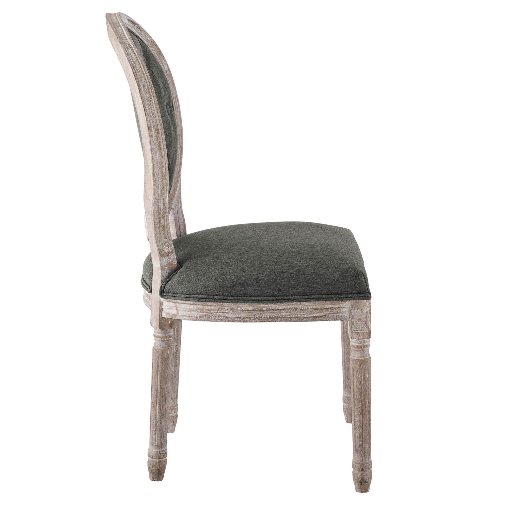 Arise Vintage French Upholstered Fabric Dining Side Chair by Modway