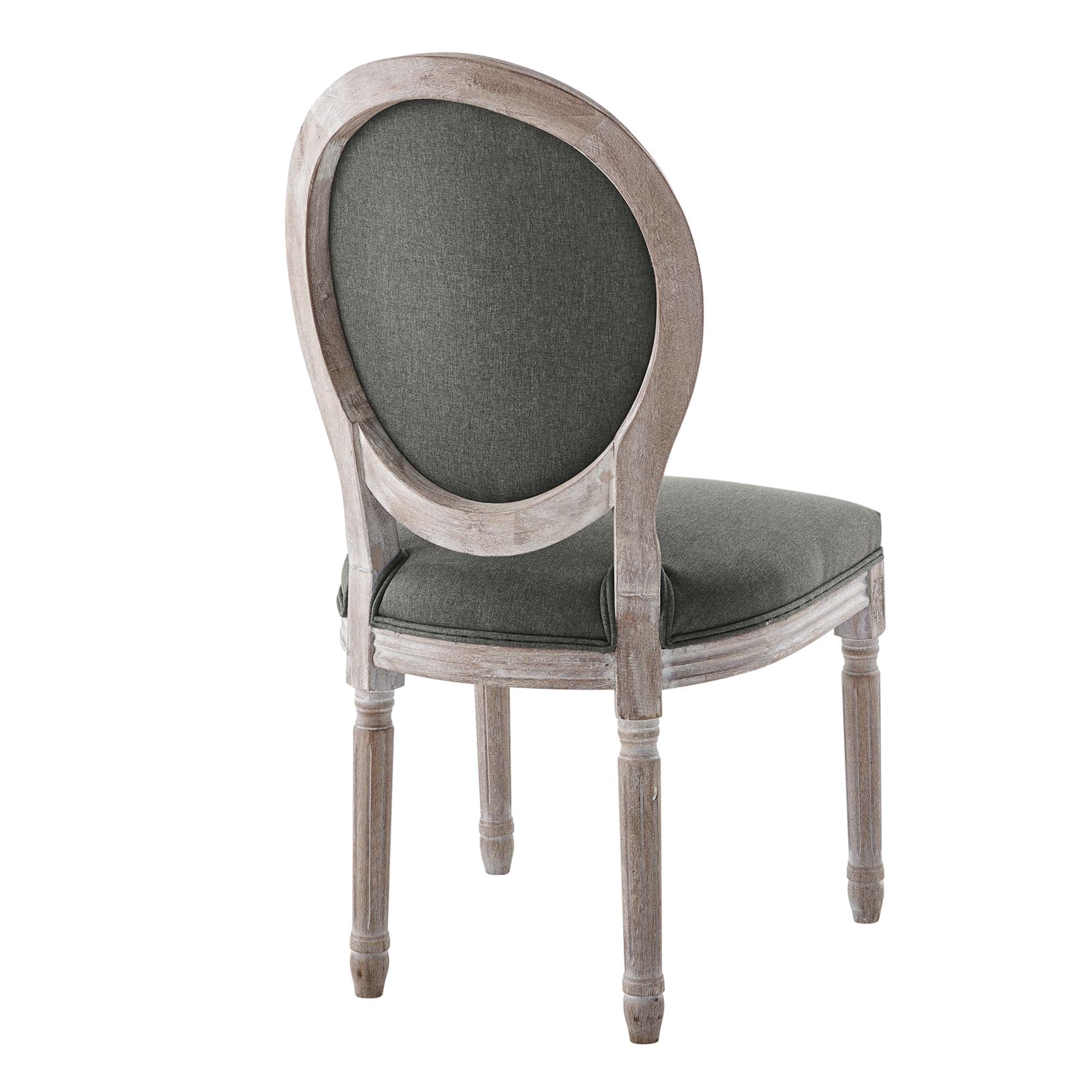 Arise Vintage French Upholstered Fabric Dining Side Chair by Modway