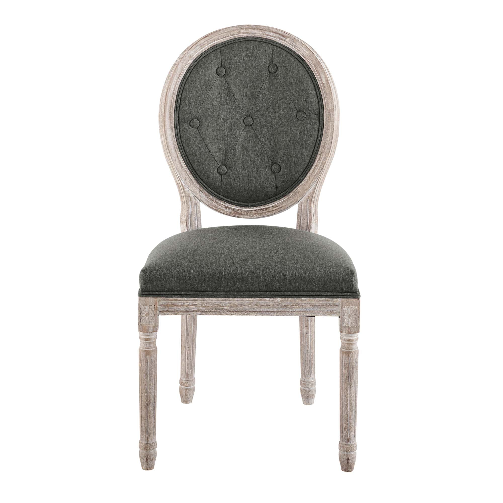 Arise Vintage French Upholstered Fabric Dining Side Chair by Modway