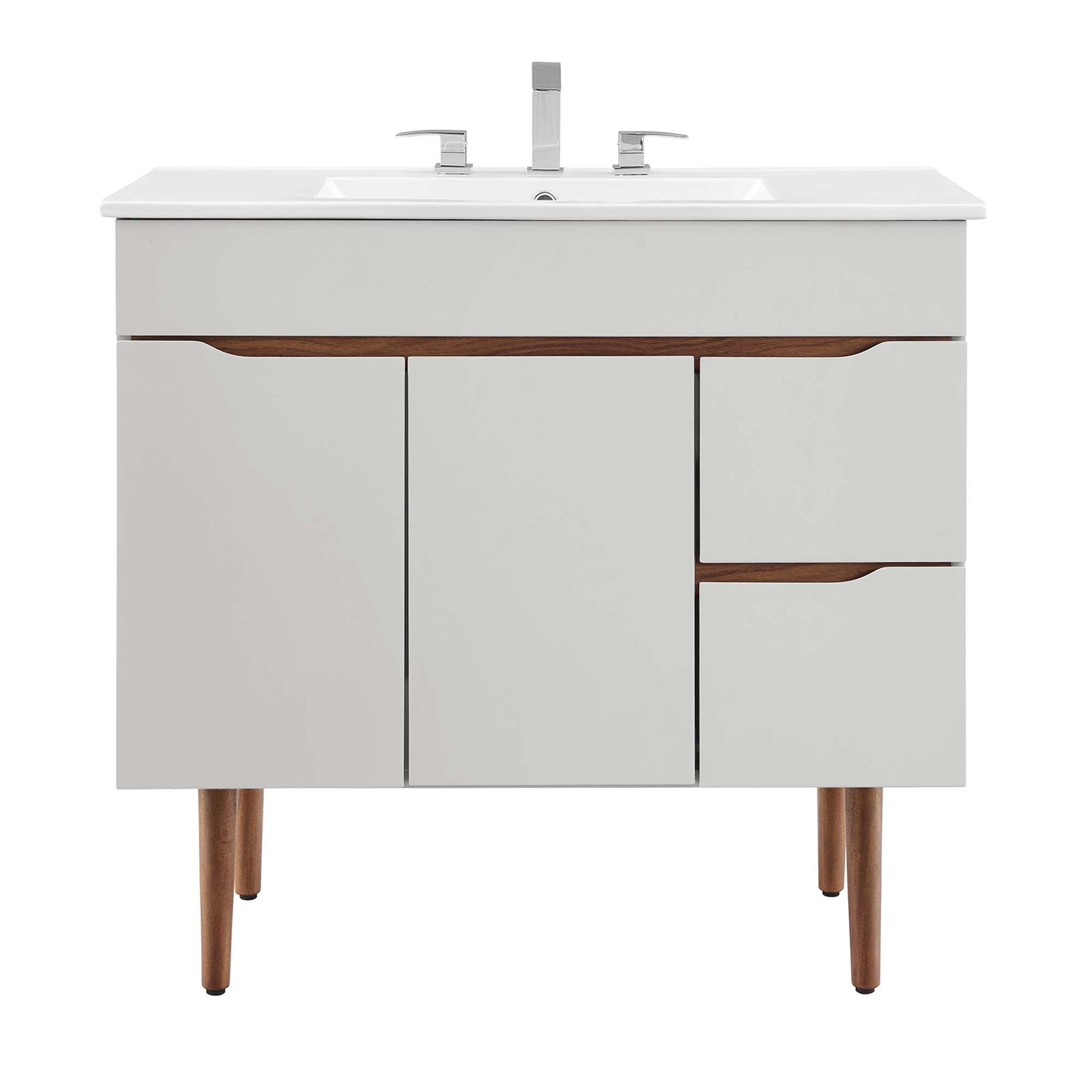 Harvest Bathroom Vanity Basin Included by Modway