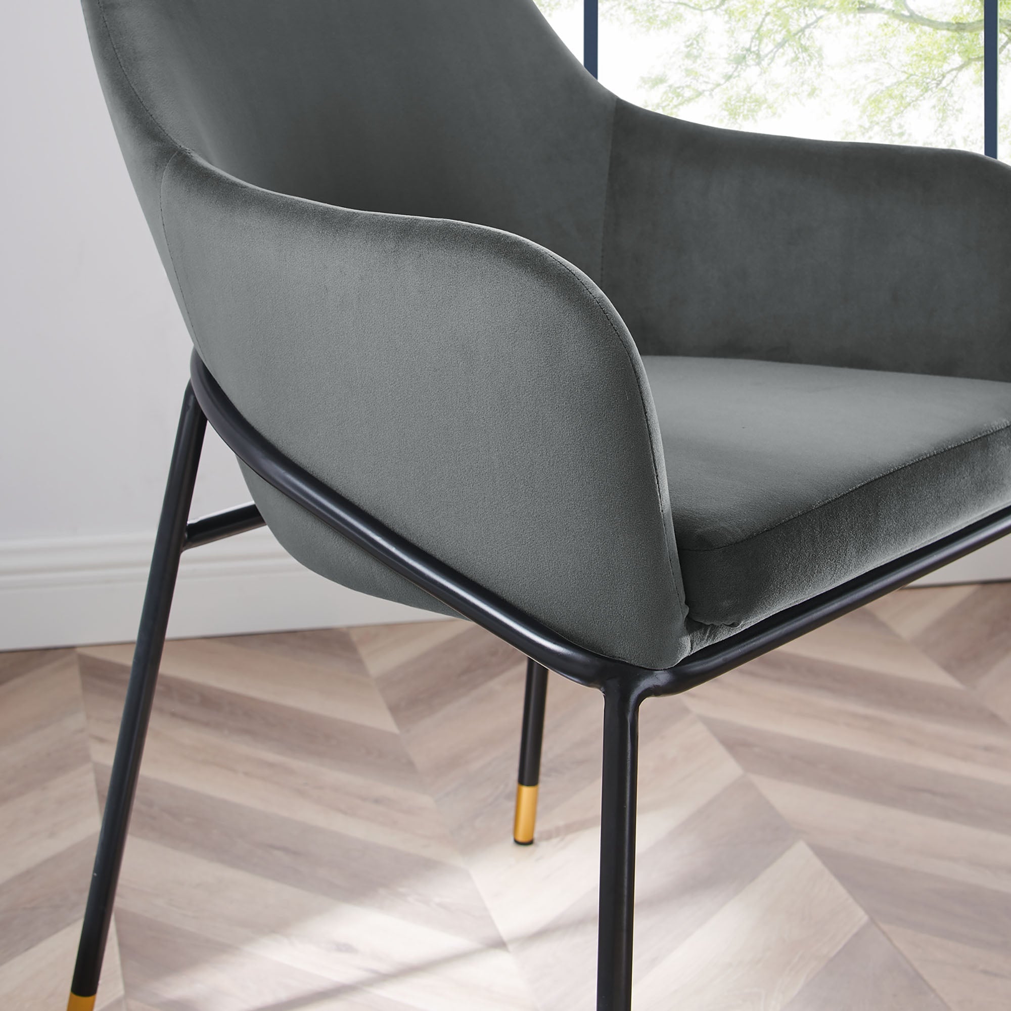 Jovi Performance Velvet Dining Armchair by Modway