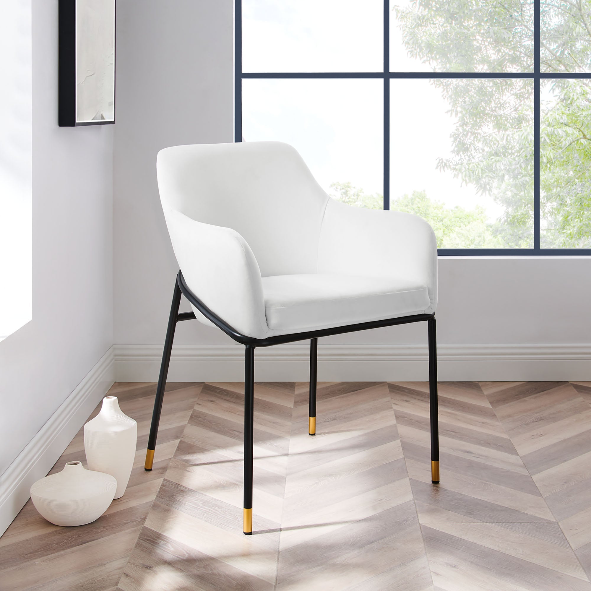 Jovi Performance Velvet Dining Armchair by Modway
