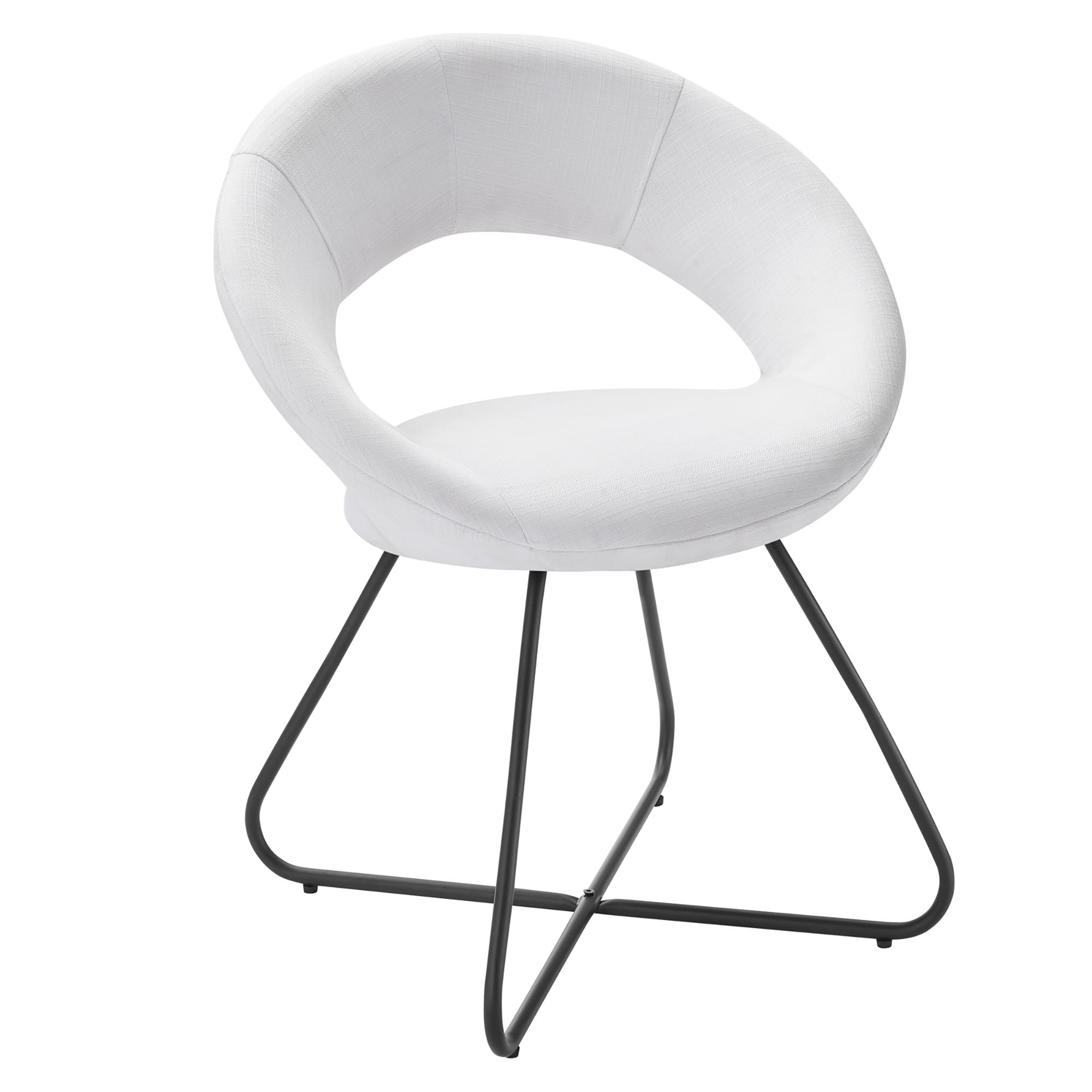 Nouvelle Upholstered Fabric Dining Chair Set of 2 by Modway