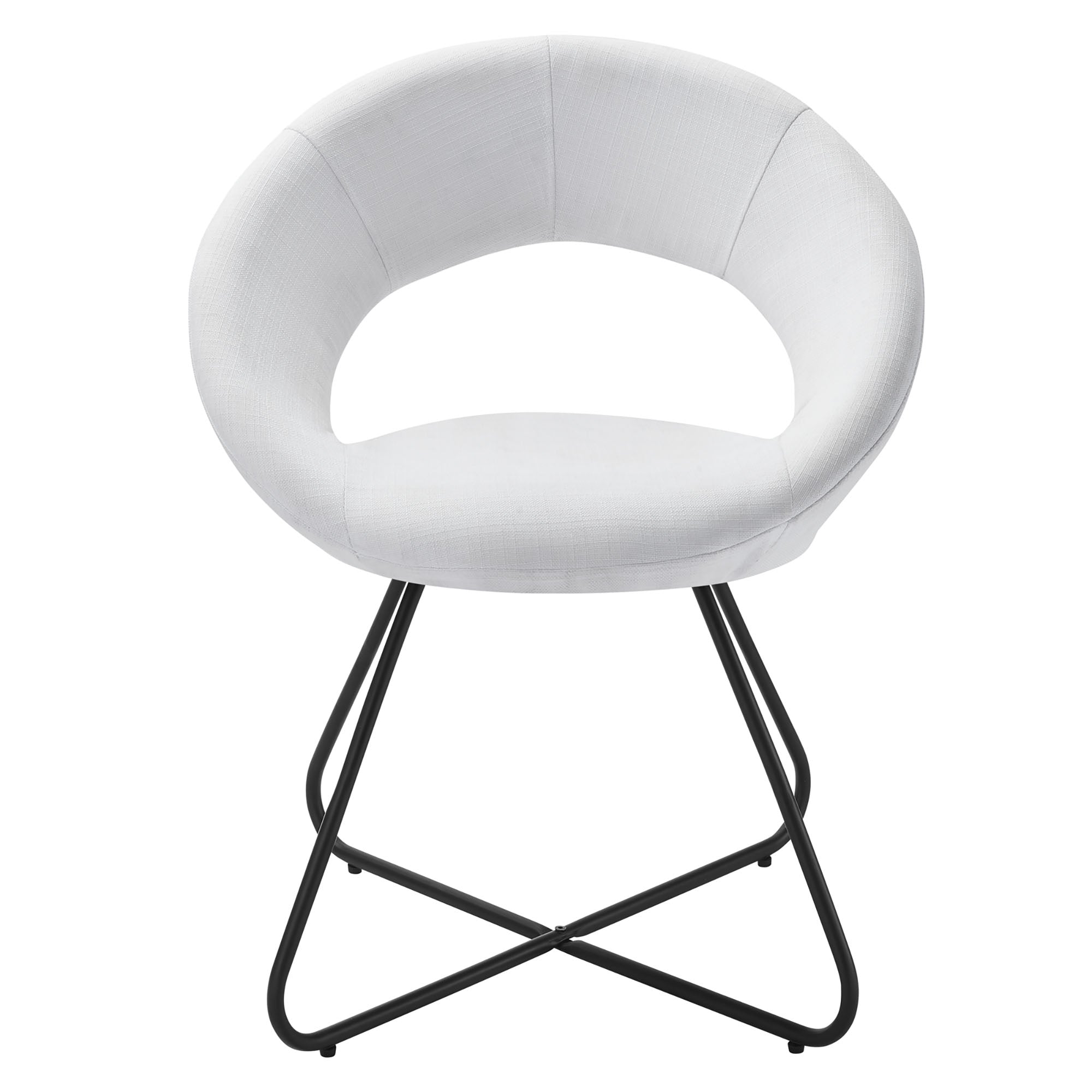 Nouvelle Upholstered Fabric Dining Chair Set of 2 by Modway