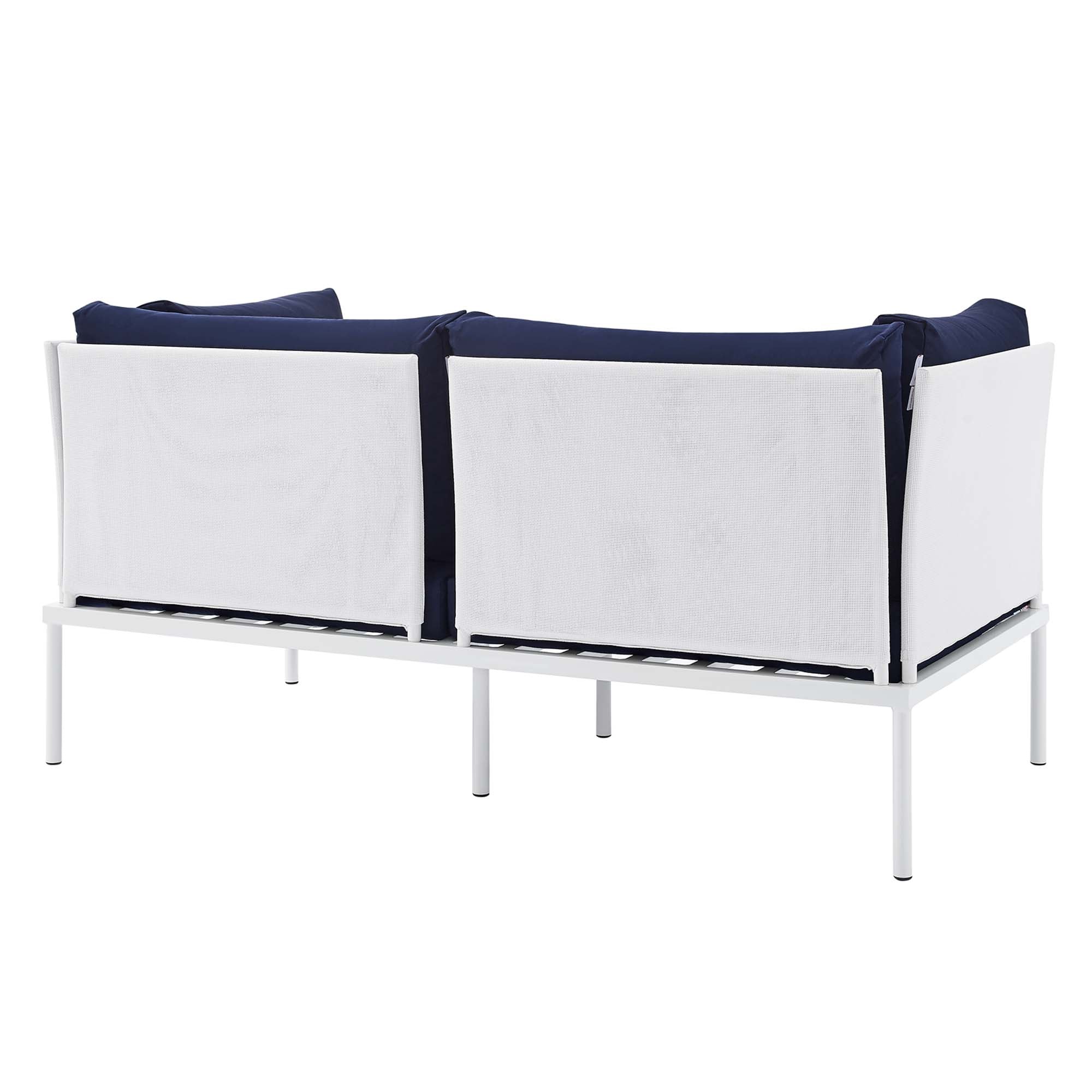 Harmony 4-Piece Sunbrella® Outdoor Patio Aluminum Seating Set by Modway