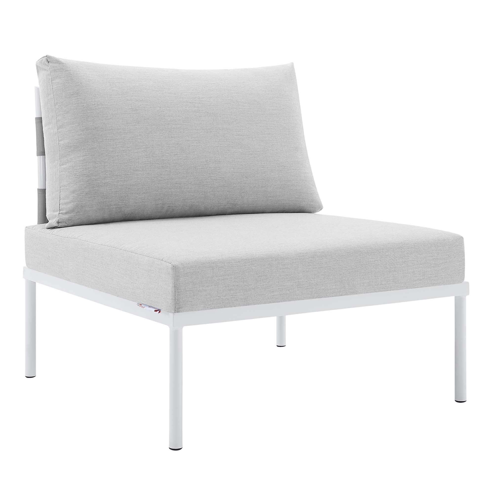 Harmony 4-Piece Sunbrella® Outdoor Patio Aluminum Seating Set by Modway