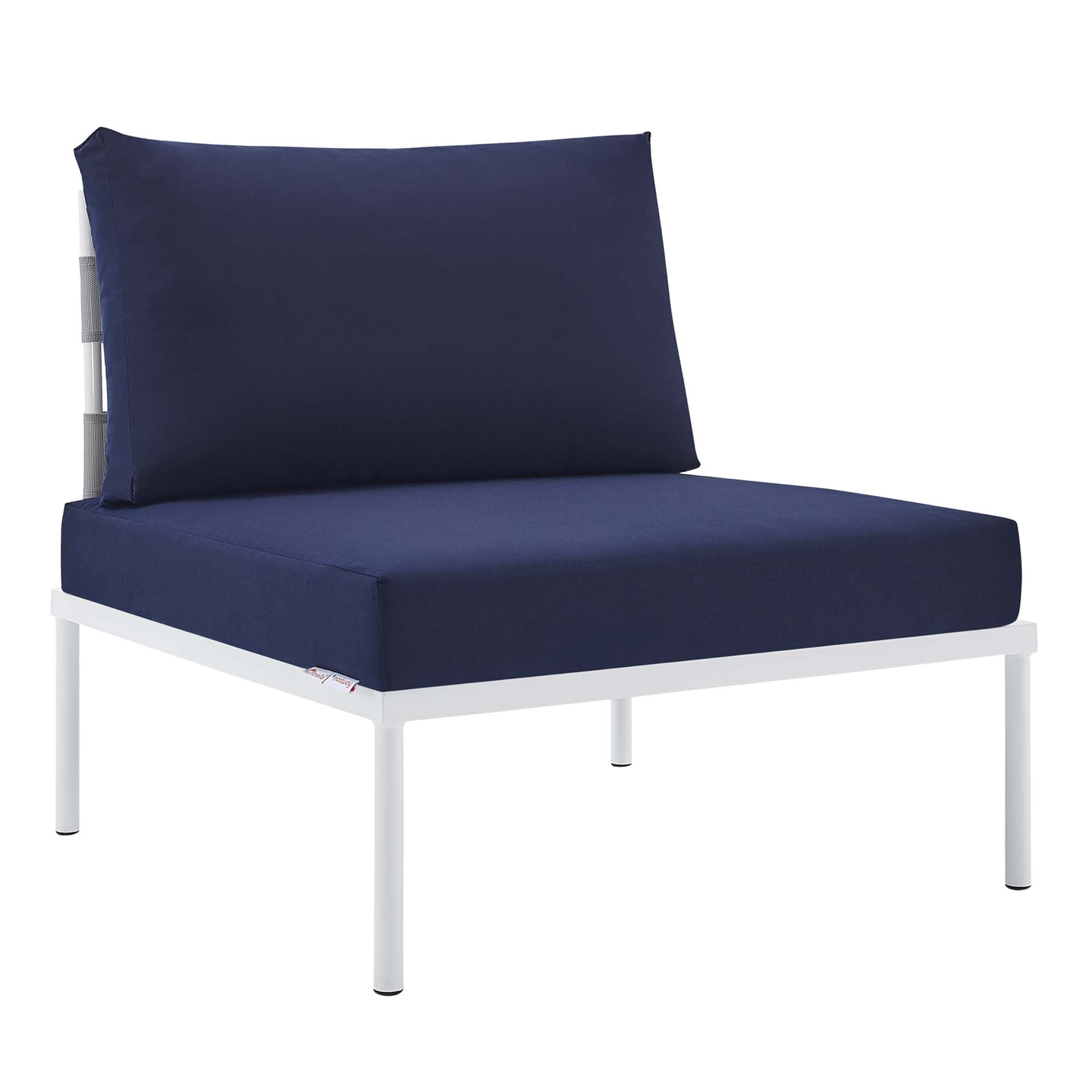 Harmony 4-Piece Sunbrella® Outdoor Patio Aluminum Seating Set by Modway