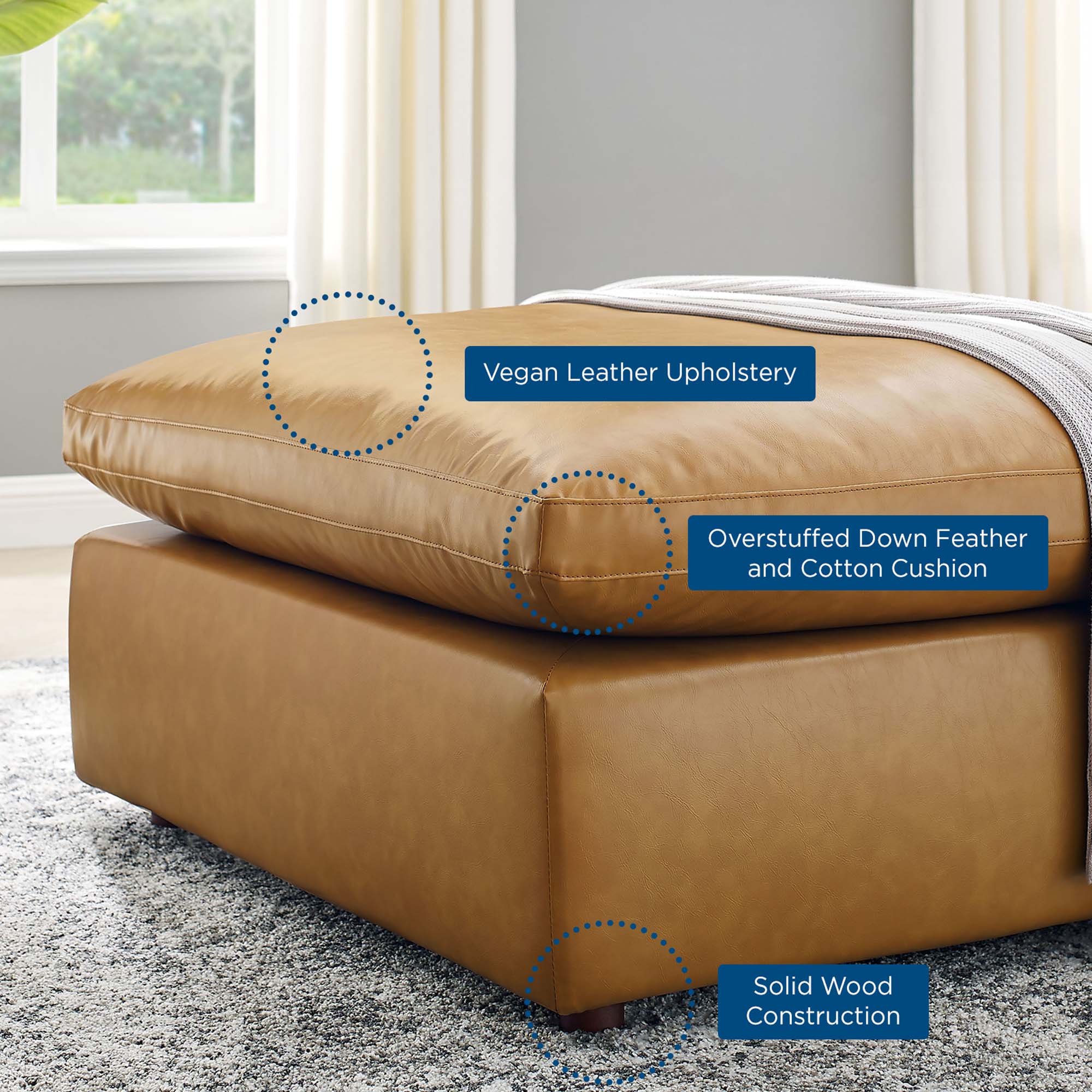 Commix Single Ottoman by Modway