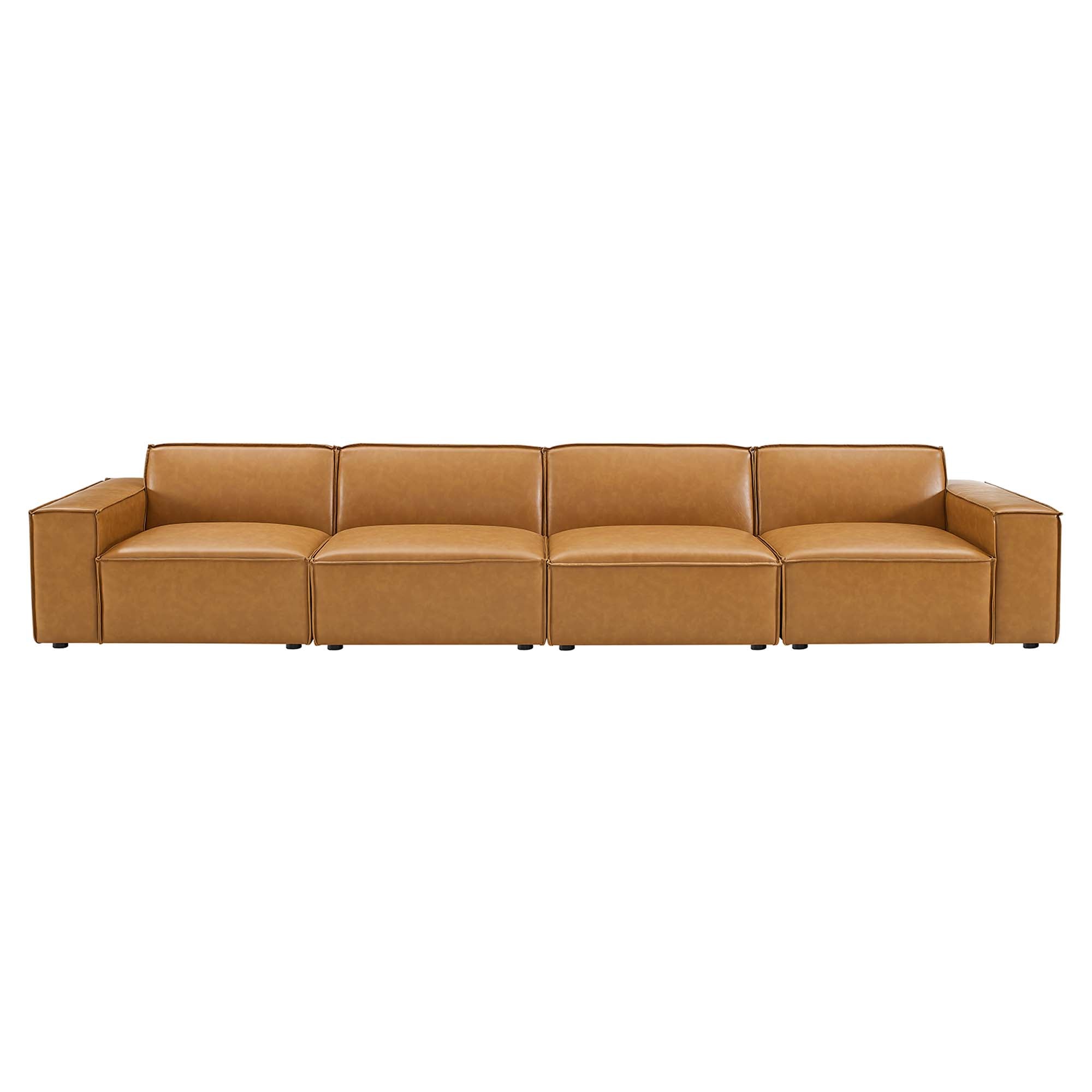 Restore Vegan Leather 4-Piece Sofa by Modway