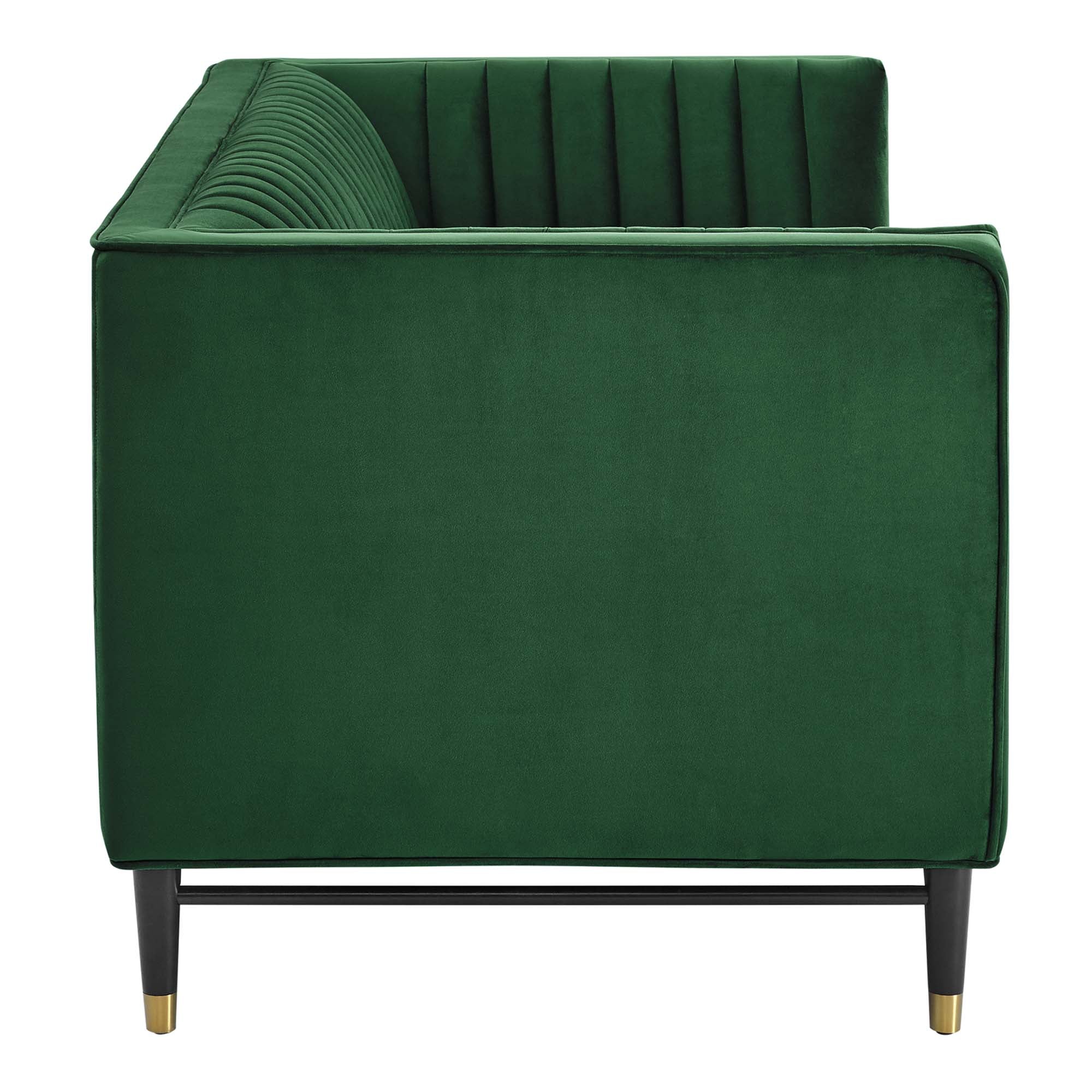 Devote Channel Tufted Performance Velvet Loveseat by Modway