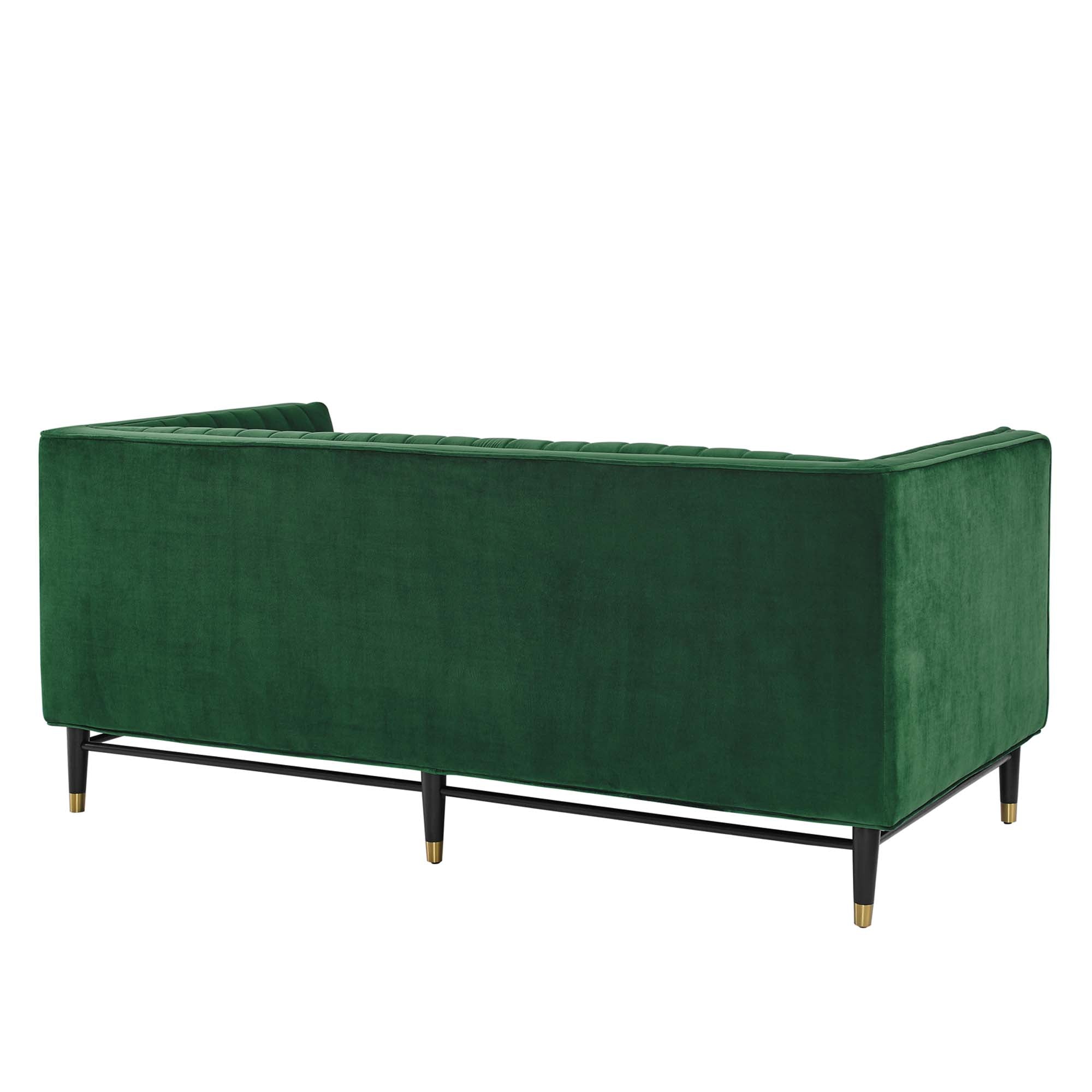 Devote Channel Tufted Performance Velvet Loveseat by Modway