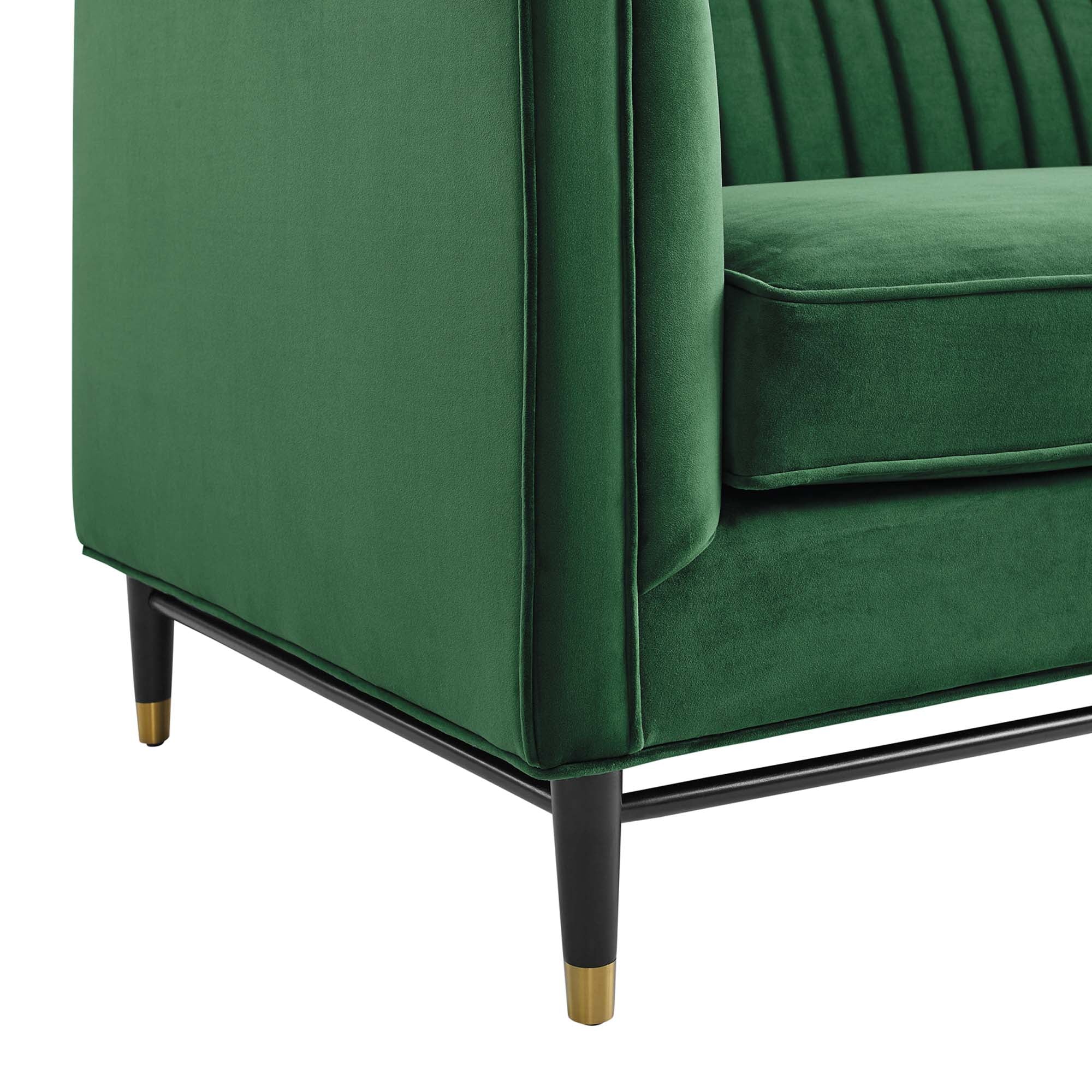 Devote Channel Tufted Performance Velvet Loveseat by Modway