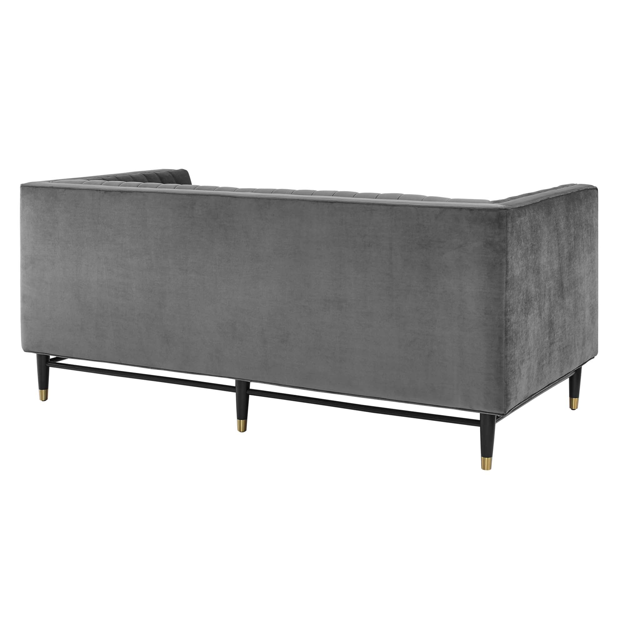 Devote Channel Tufted Performance Velvet Loveseat by Modway