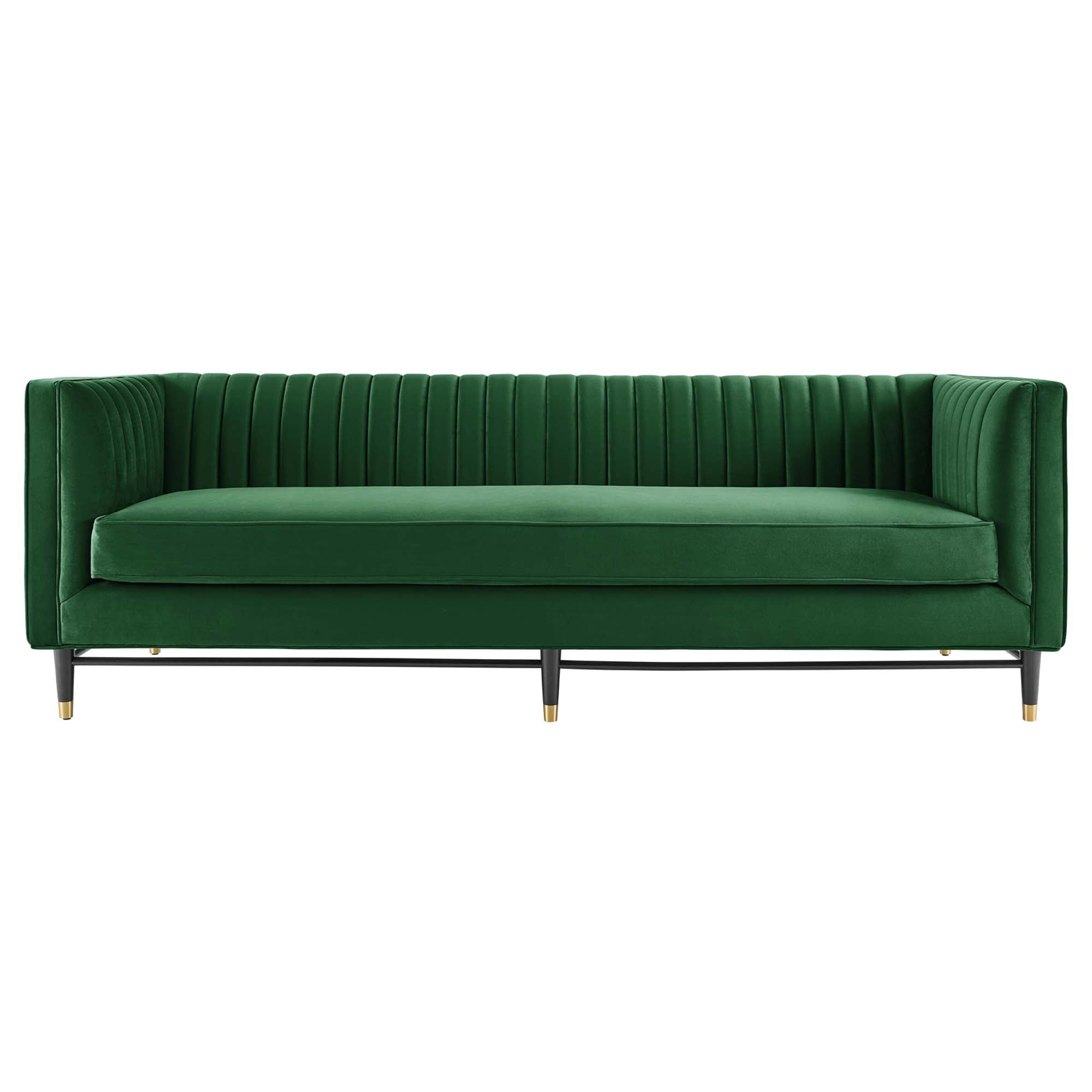 Devote Channel Tufted Performance Velvet Sofa by Modway