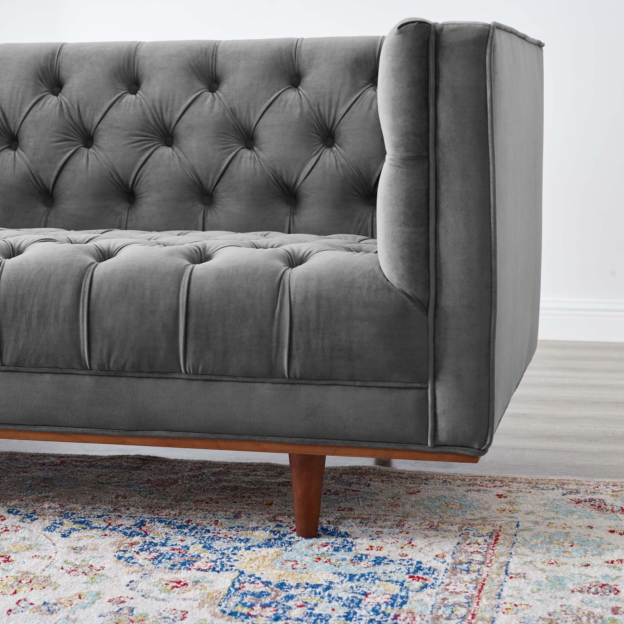 Elation Tufted Performance Velvet Sofa by Modway