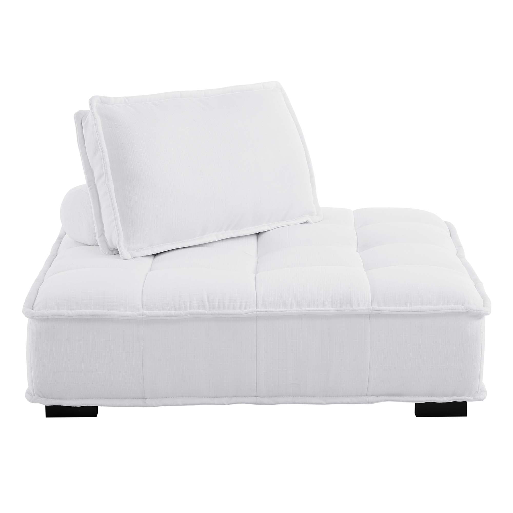 Saunter Tufted Fabric Armless Chair by Modway